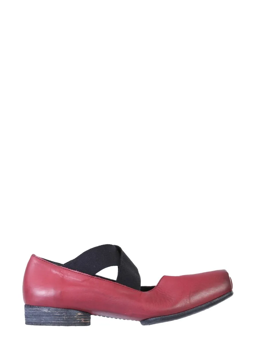Ballet Flats With Elastic Strap