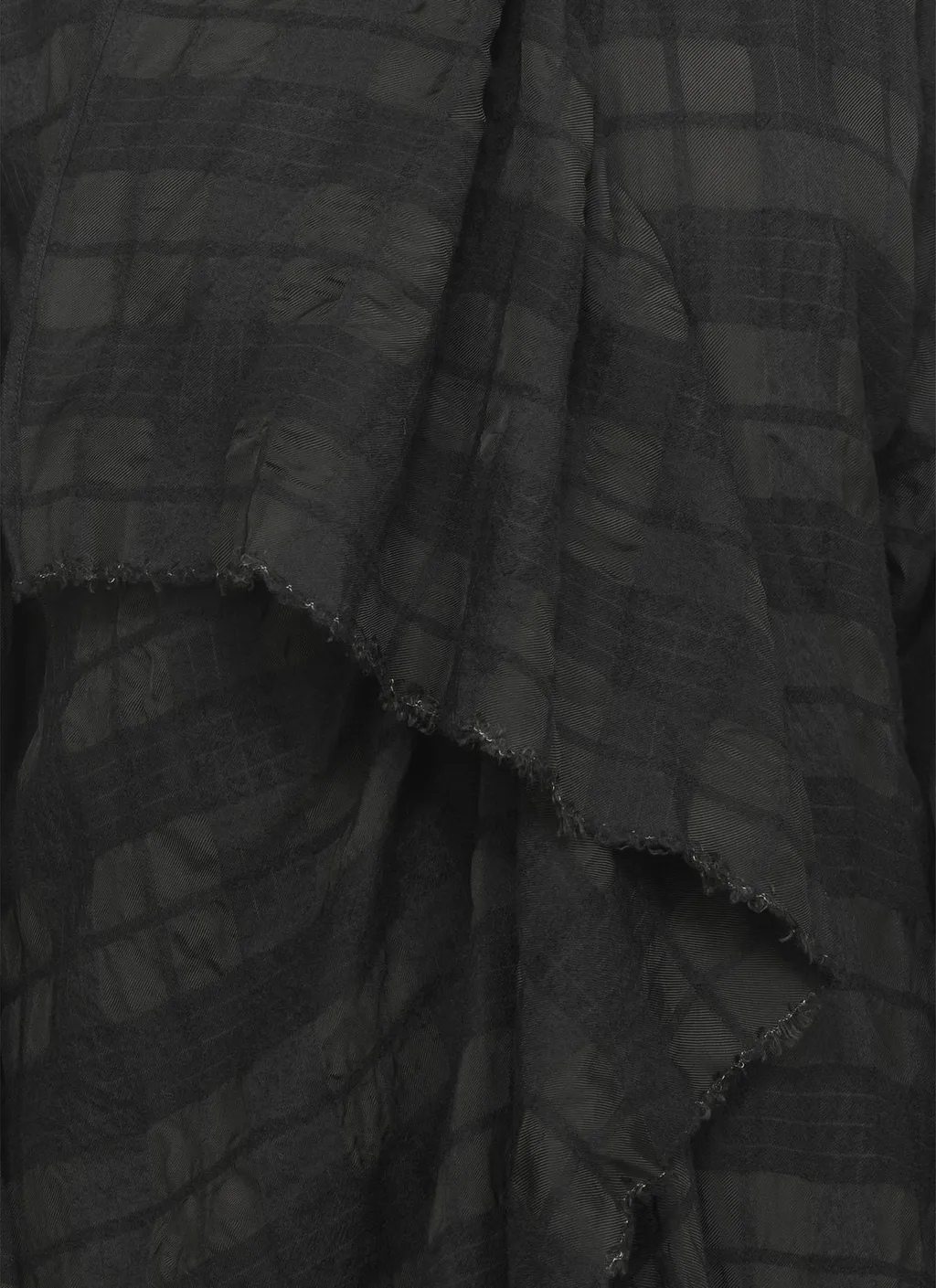 Asymmetric Draped Blouse