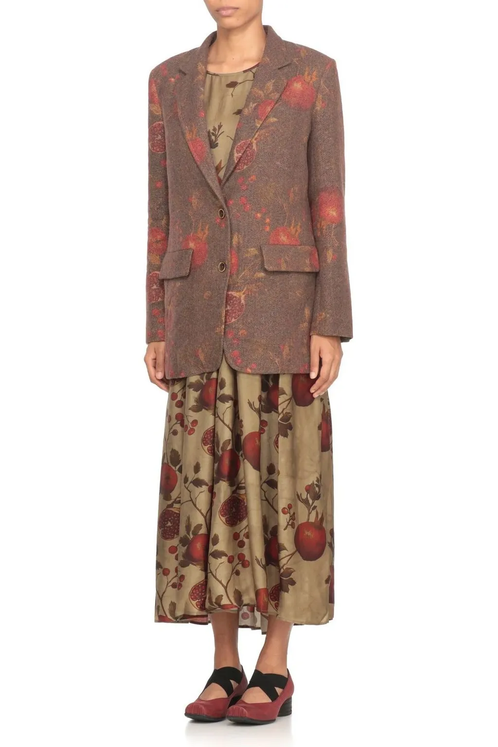 Floral Print Blazer