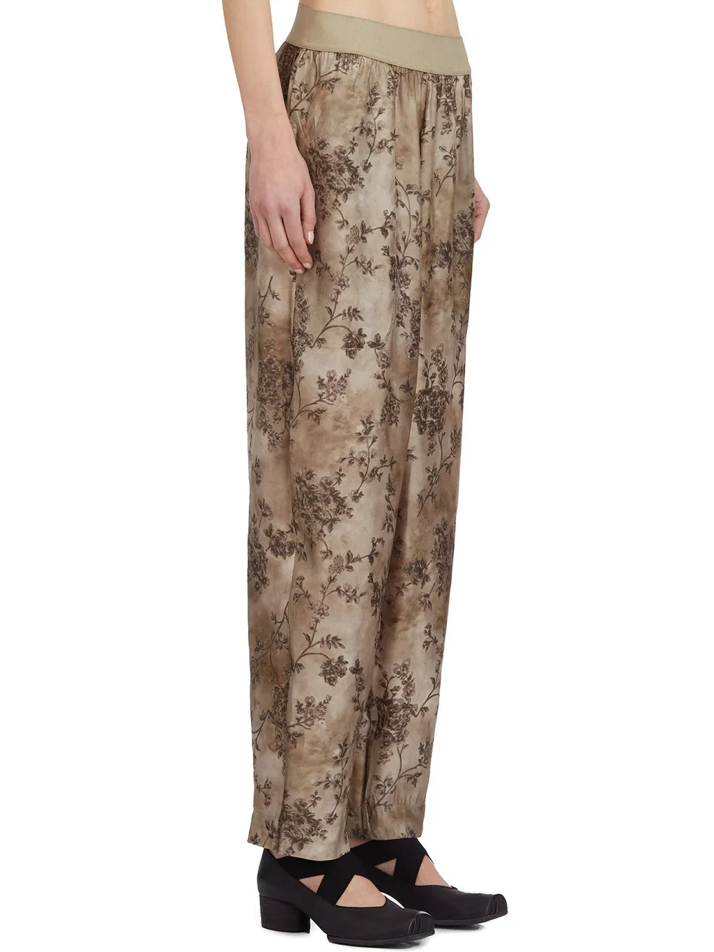 Floral Print Trousers