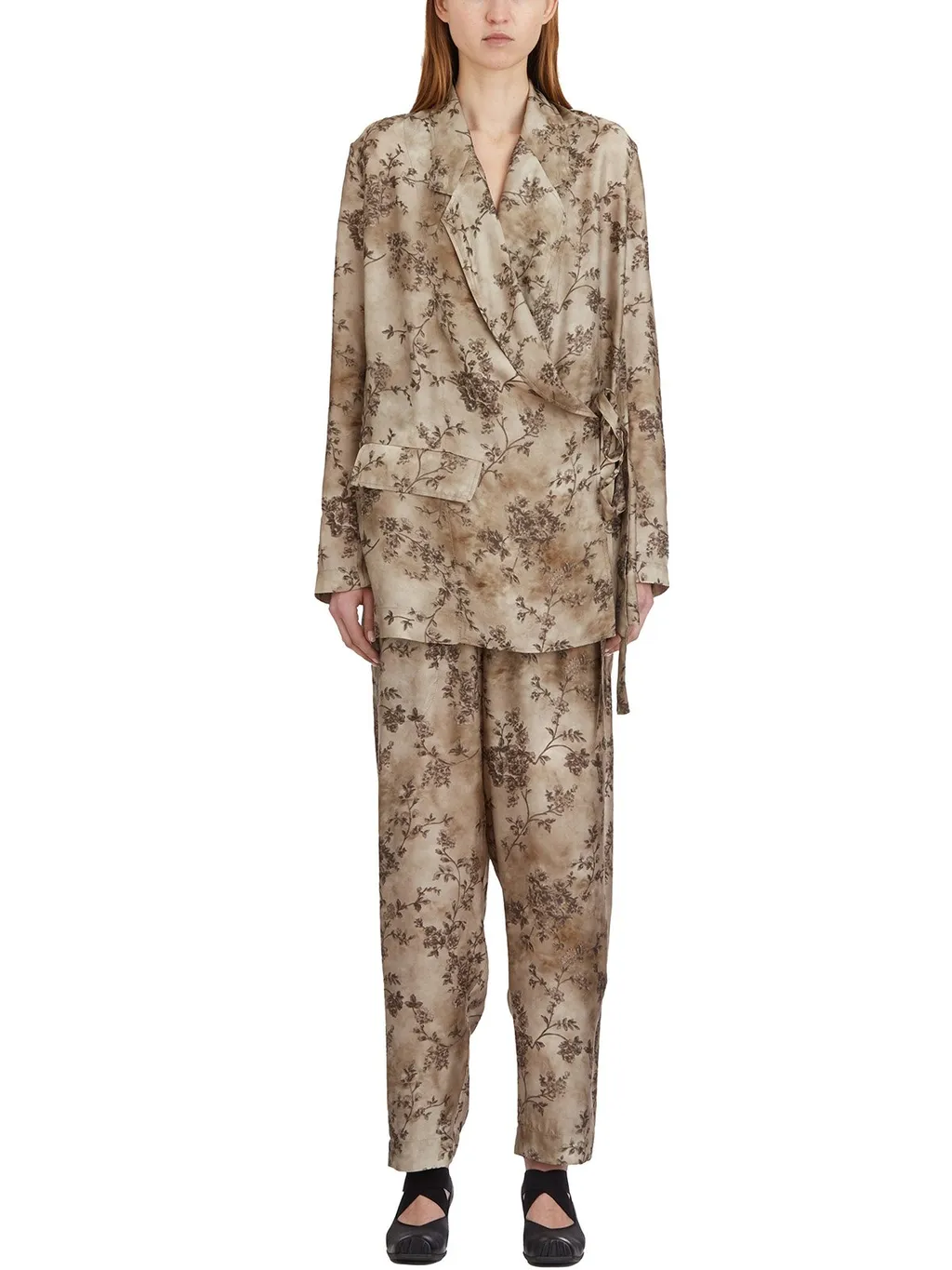 Floral Print Trousers