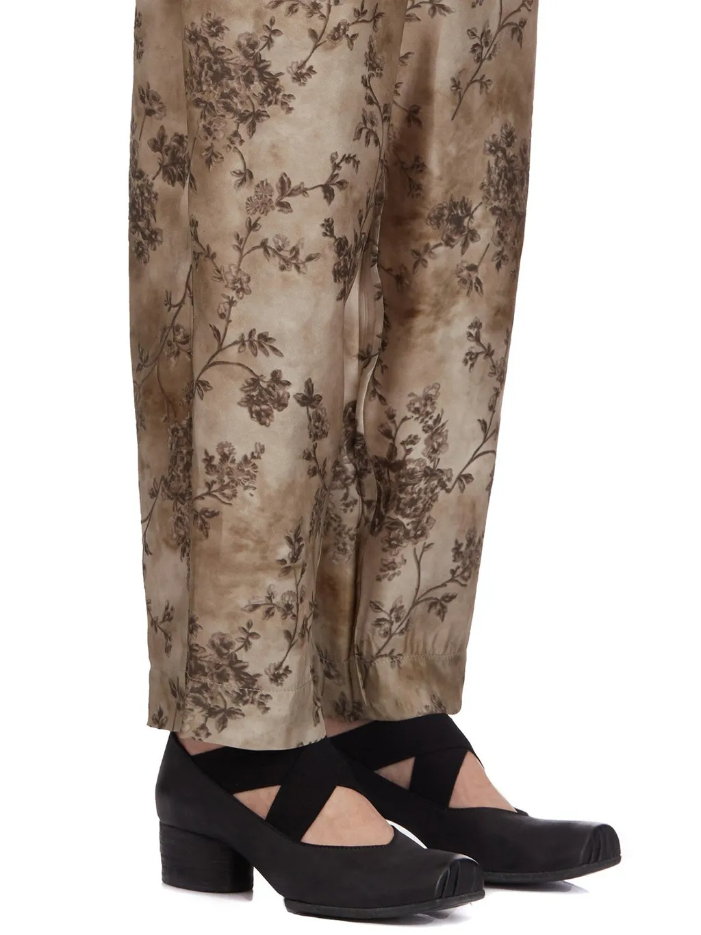 Floral Print Trousers