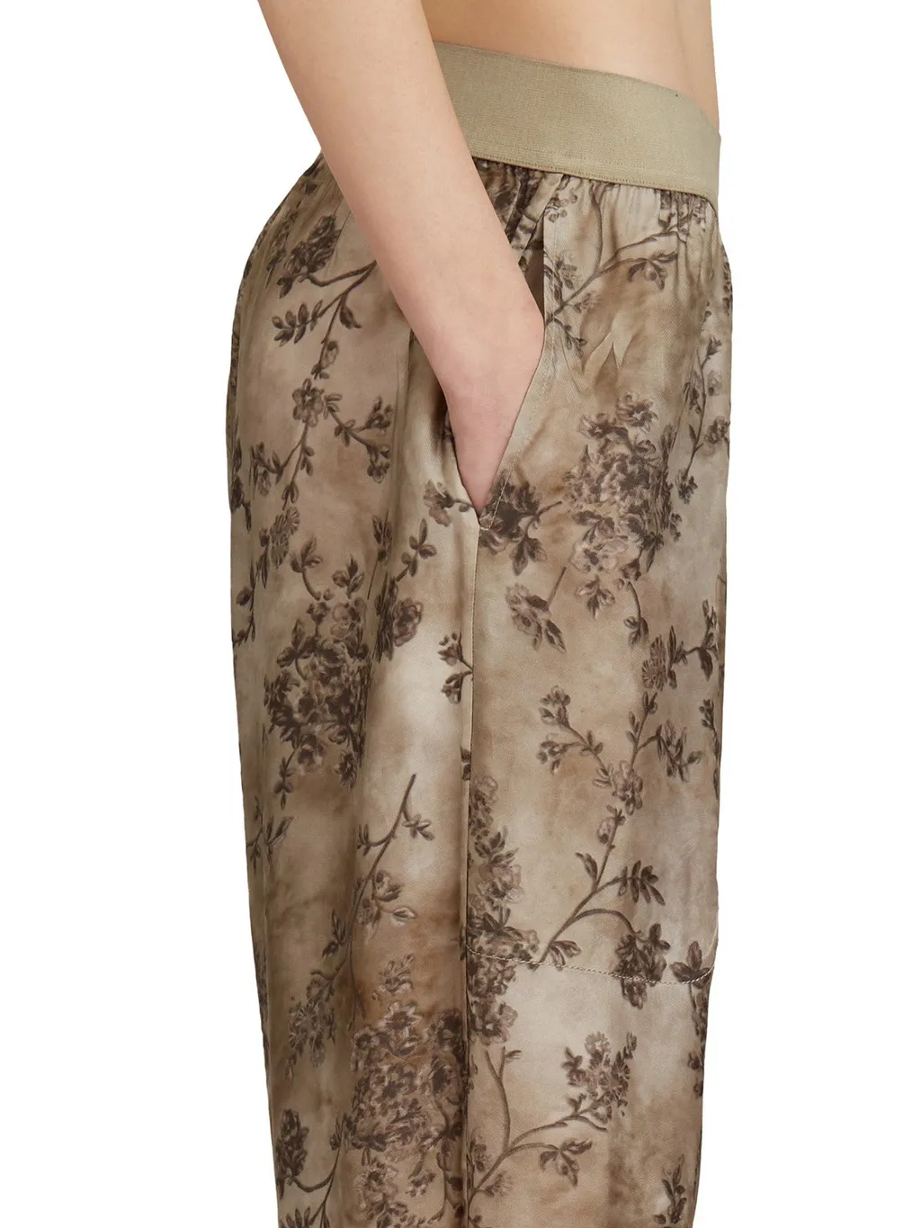 Floral Print Trousers