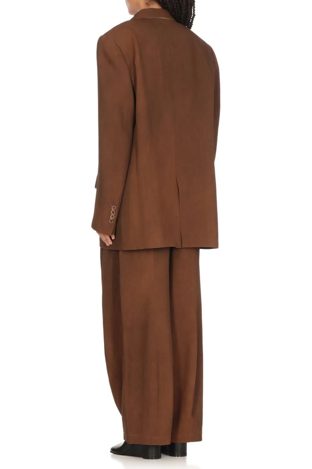 Asymmetric Double-Breasted Blazer