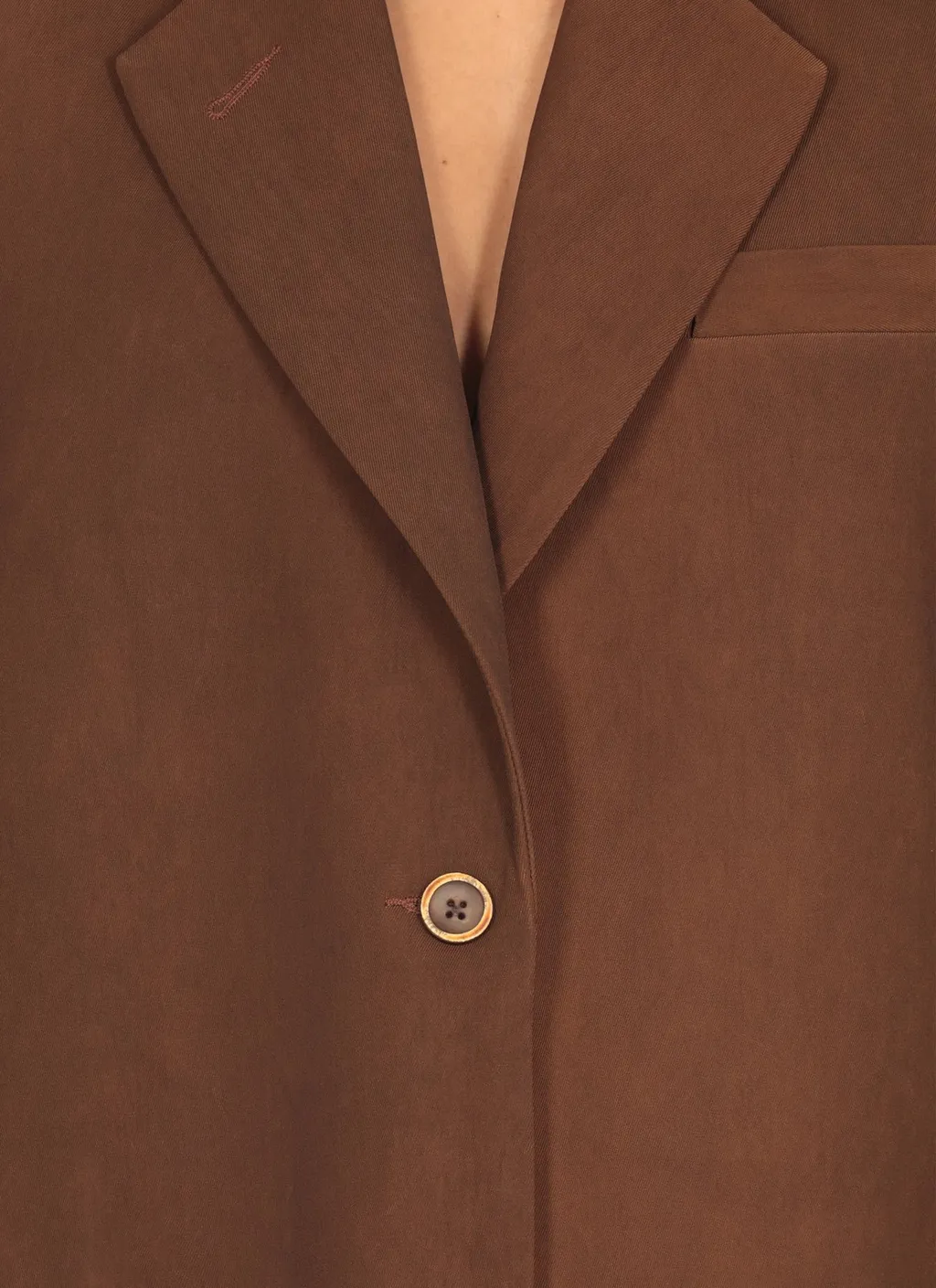Asymmetric Double-Breasted Blazer