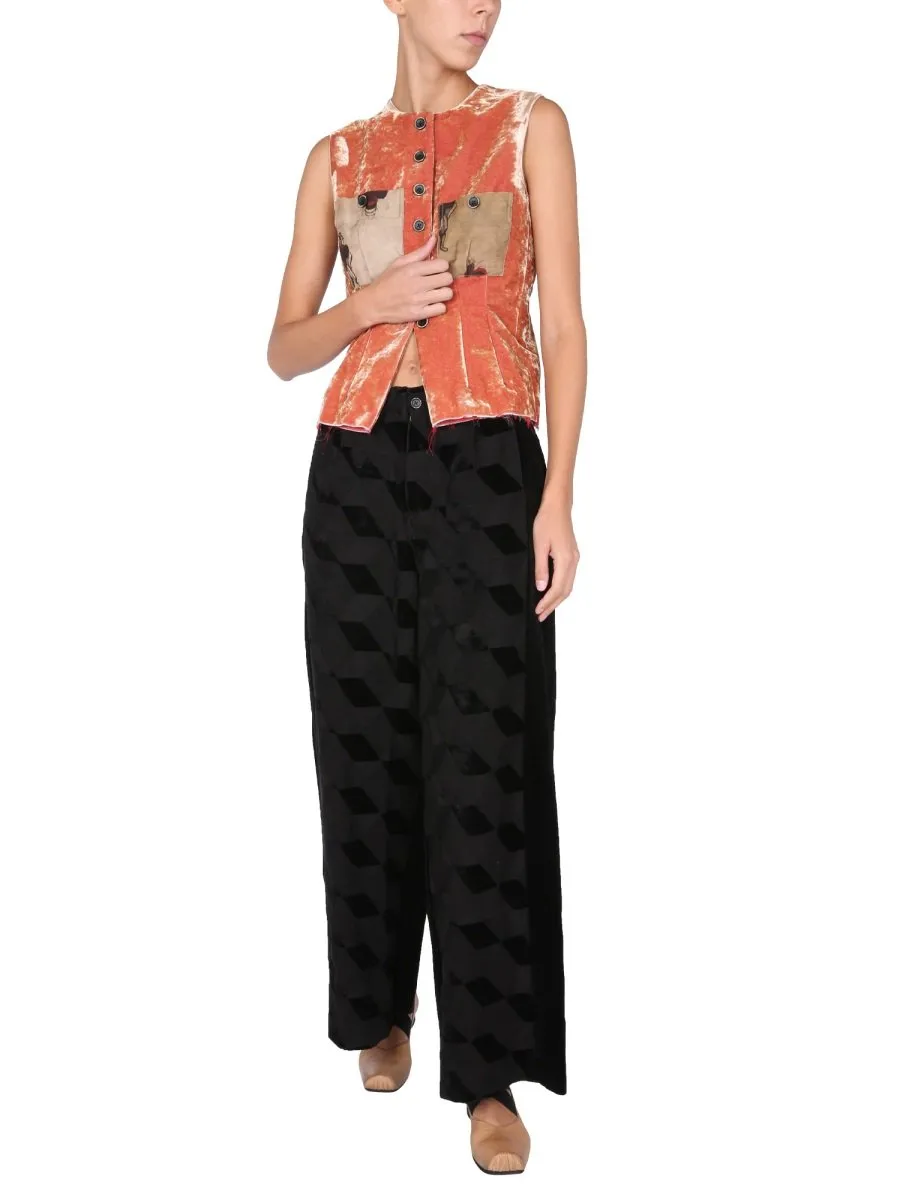 Wide-Leg Trousers