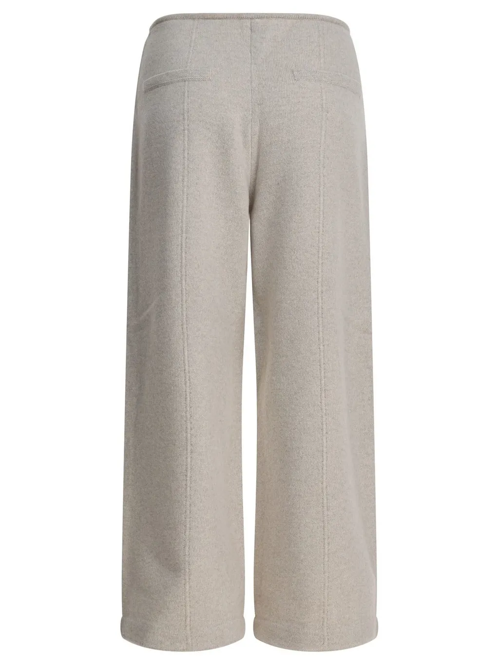 Wide-Leg Wool Trousers