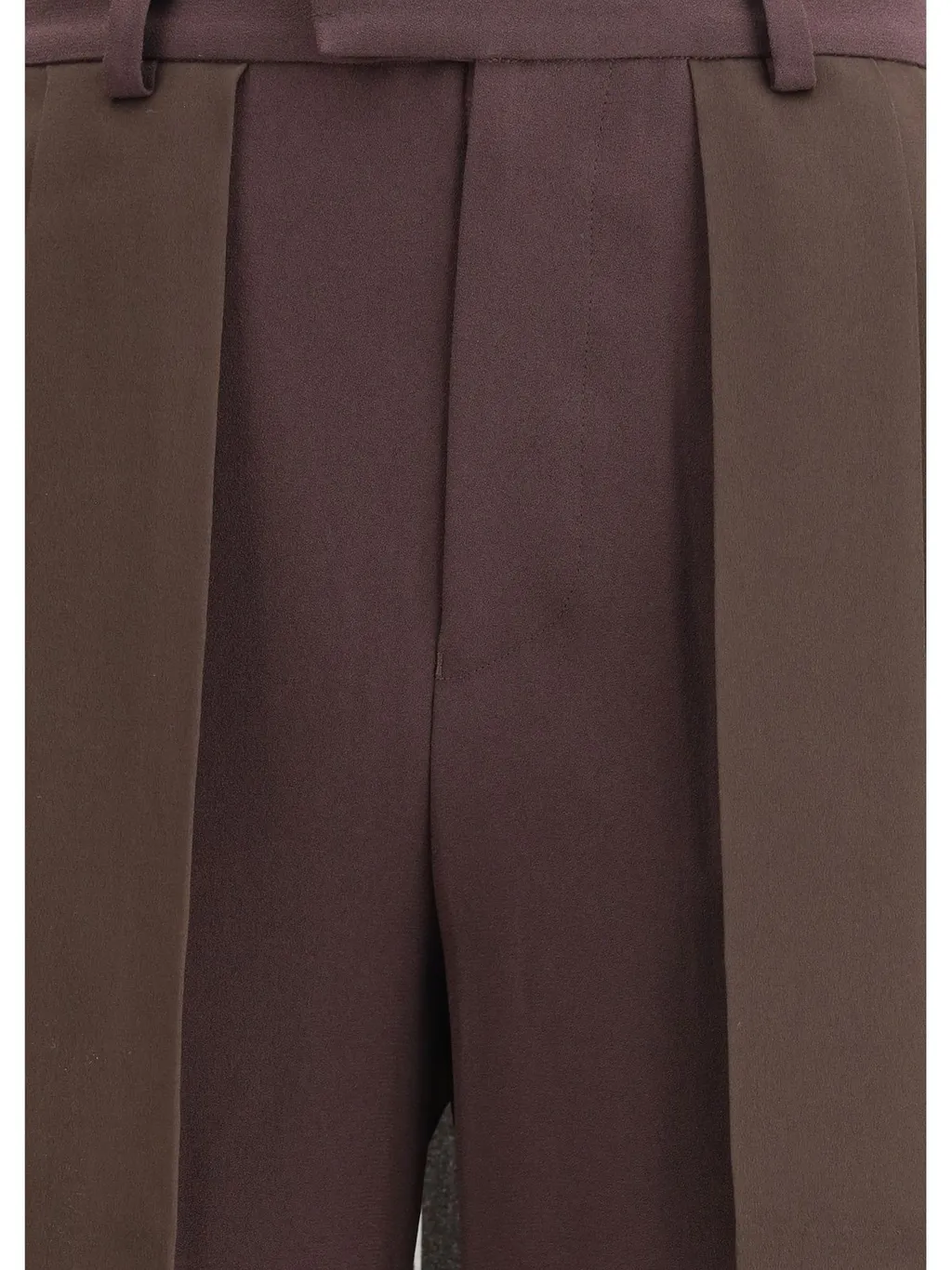 Pleated Overlay Trousers