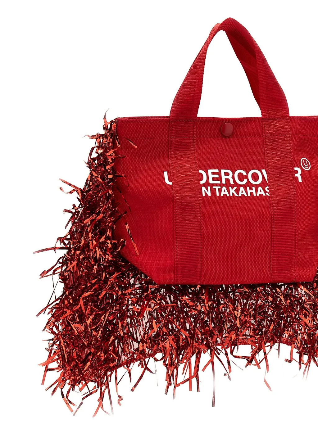 Tote Bag With Tinsel Fringe