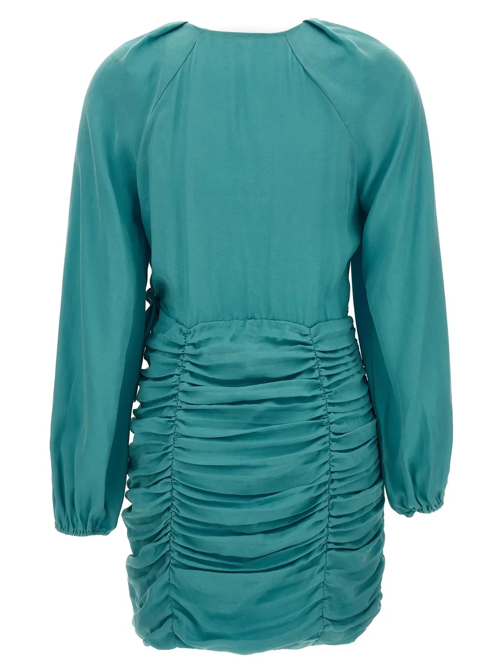 Ruched Wrap Dress