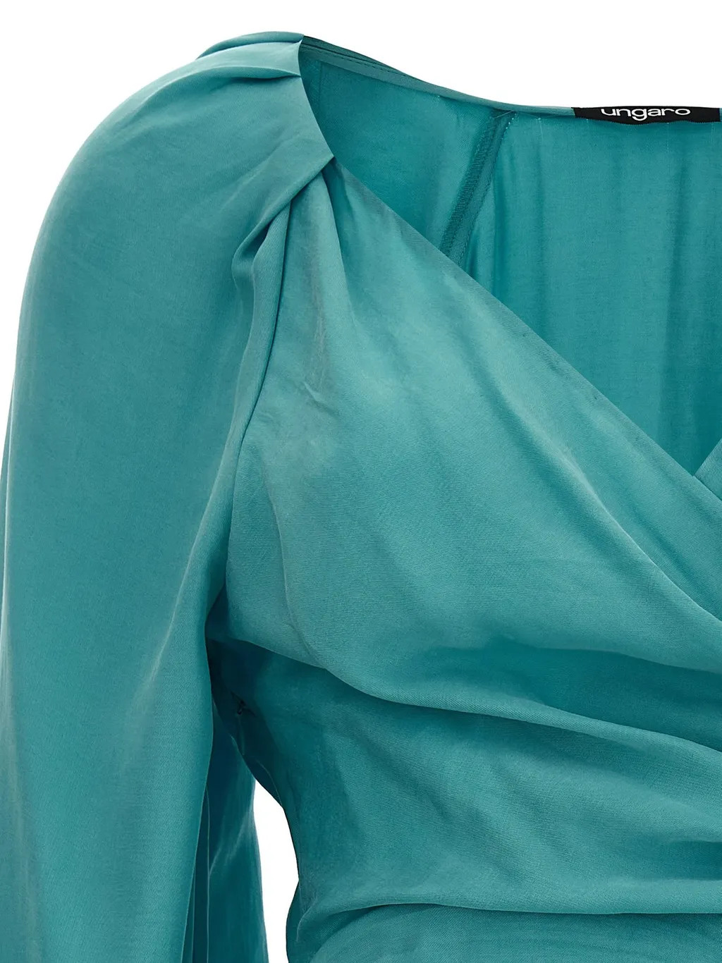 Ruched Wrap Dress
