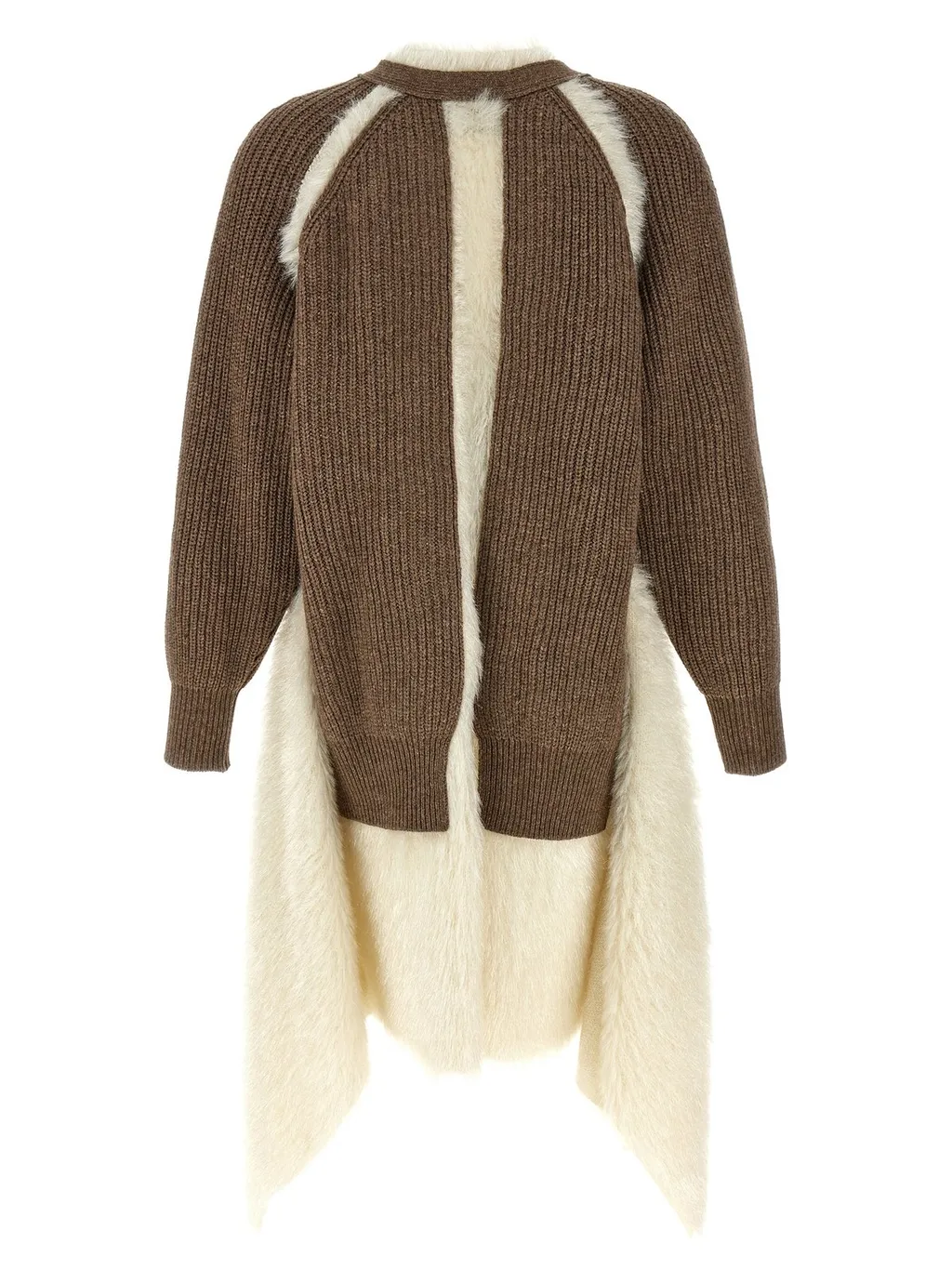 Cardigan With Fur Trim