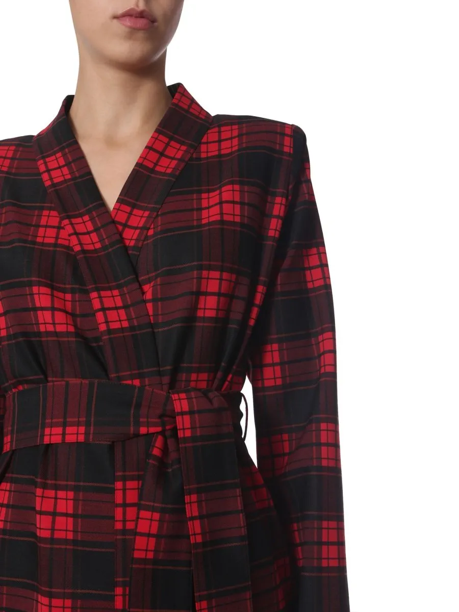 Tartan Wrap Dress