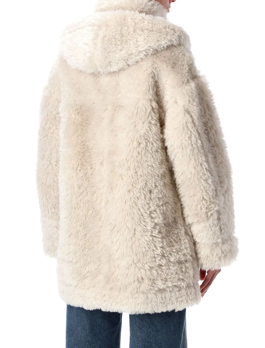 Shearling Trimmed Coat