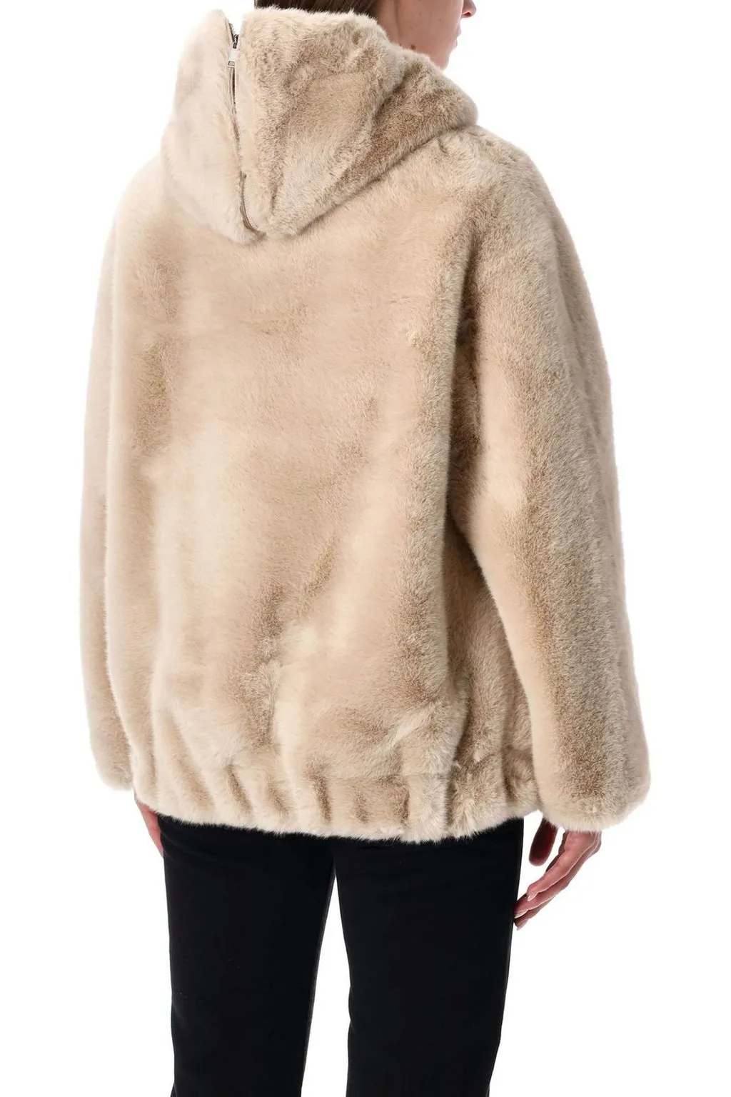 Faux Fur Hooded Jacket