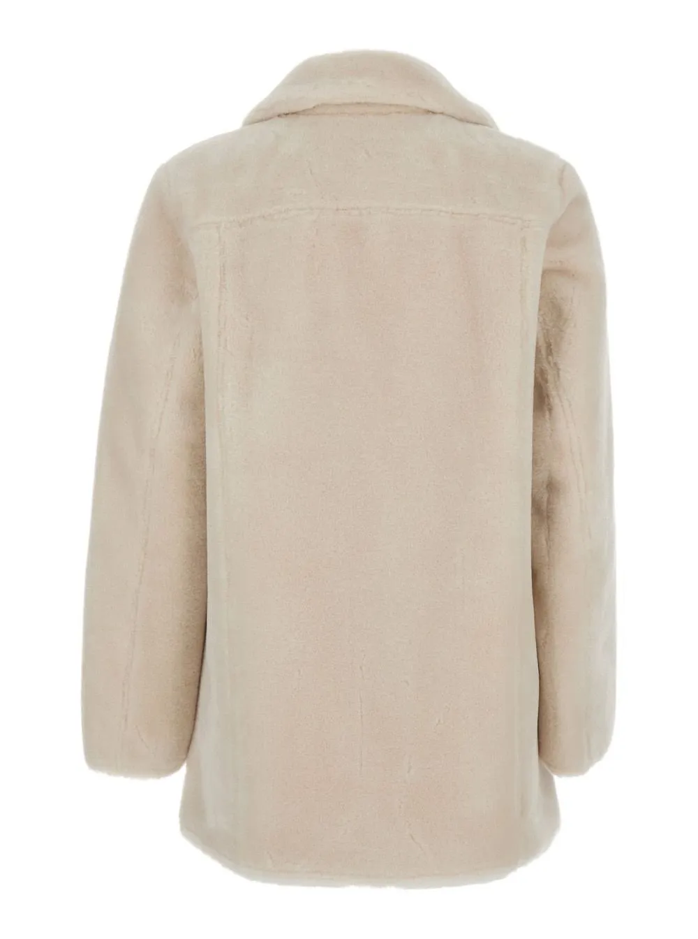 Shearling Trimmed Coat