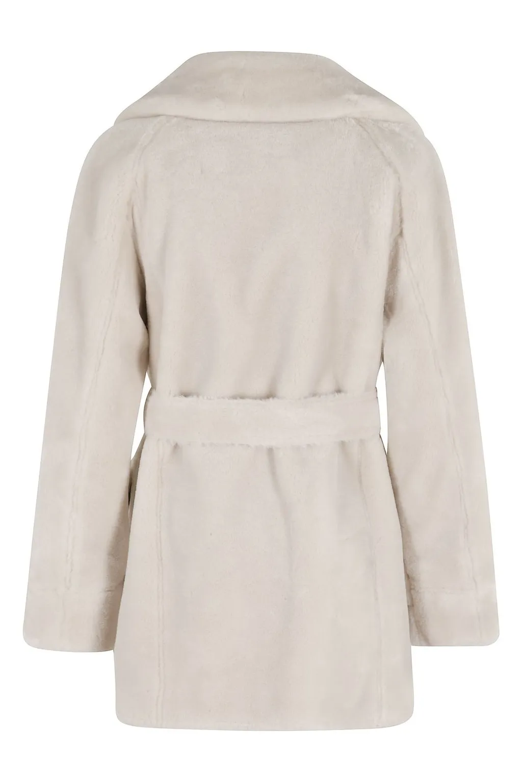 Shearling Trim Coat