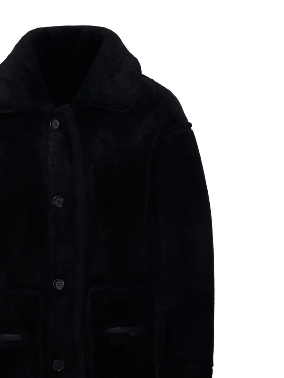 Shearling Collar Coat
