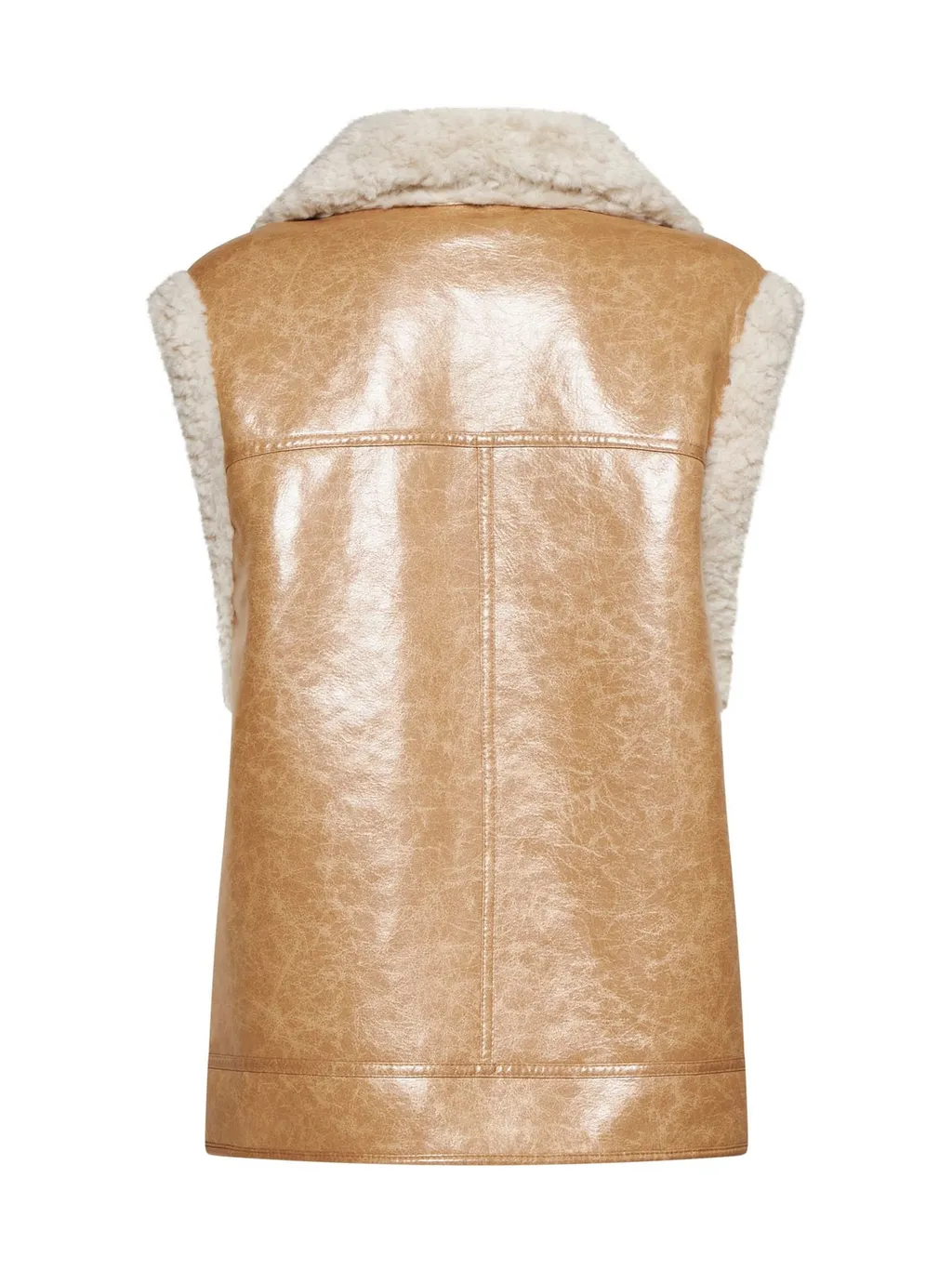 Shearling Trim Vest