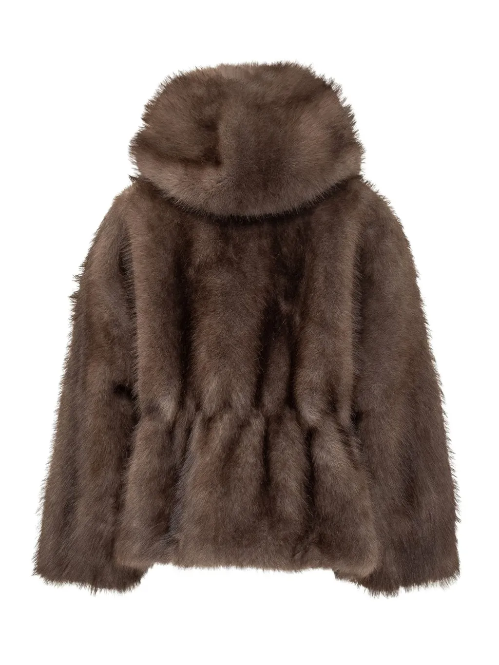 Hooded Fur Jacket