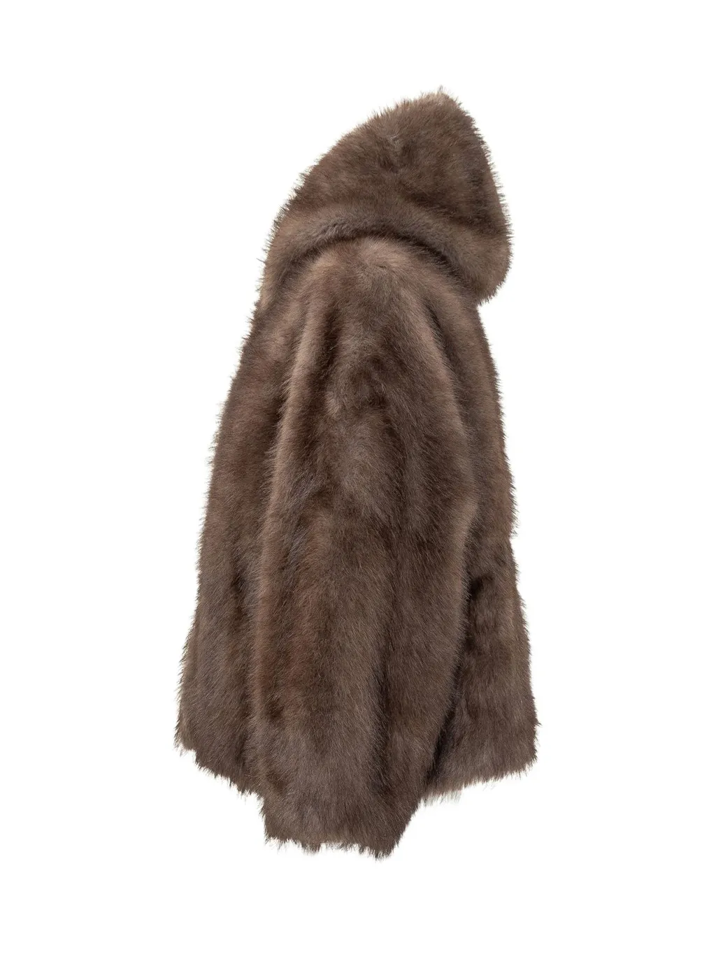 Hooded Fur Jacket