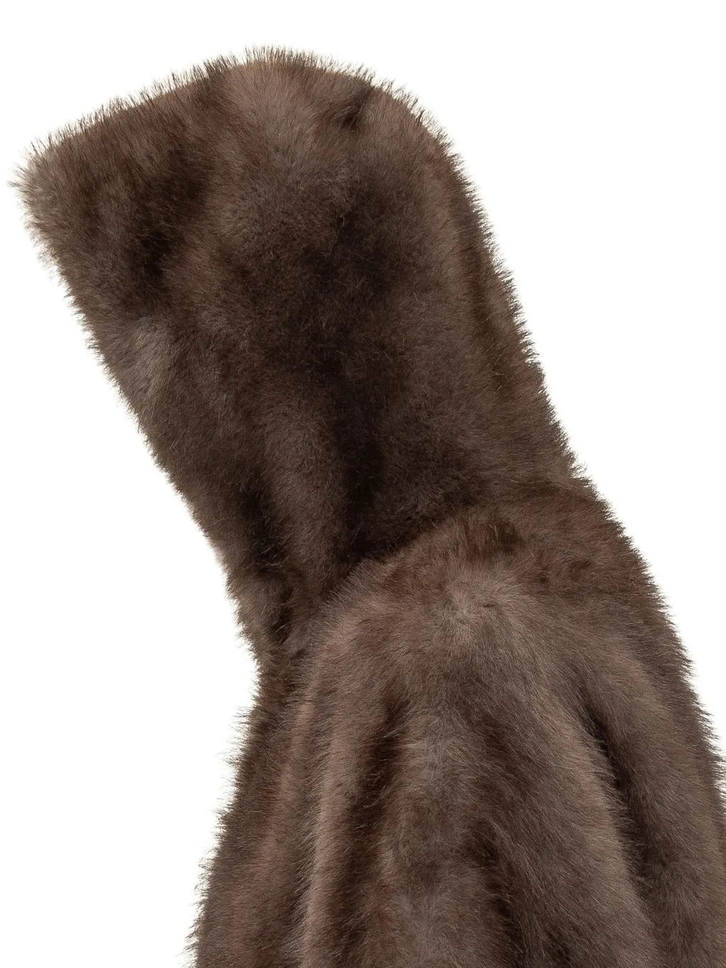 Hooded Fur Jacket