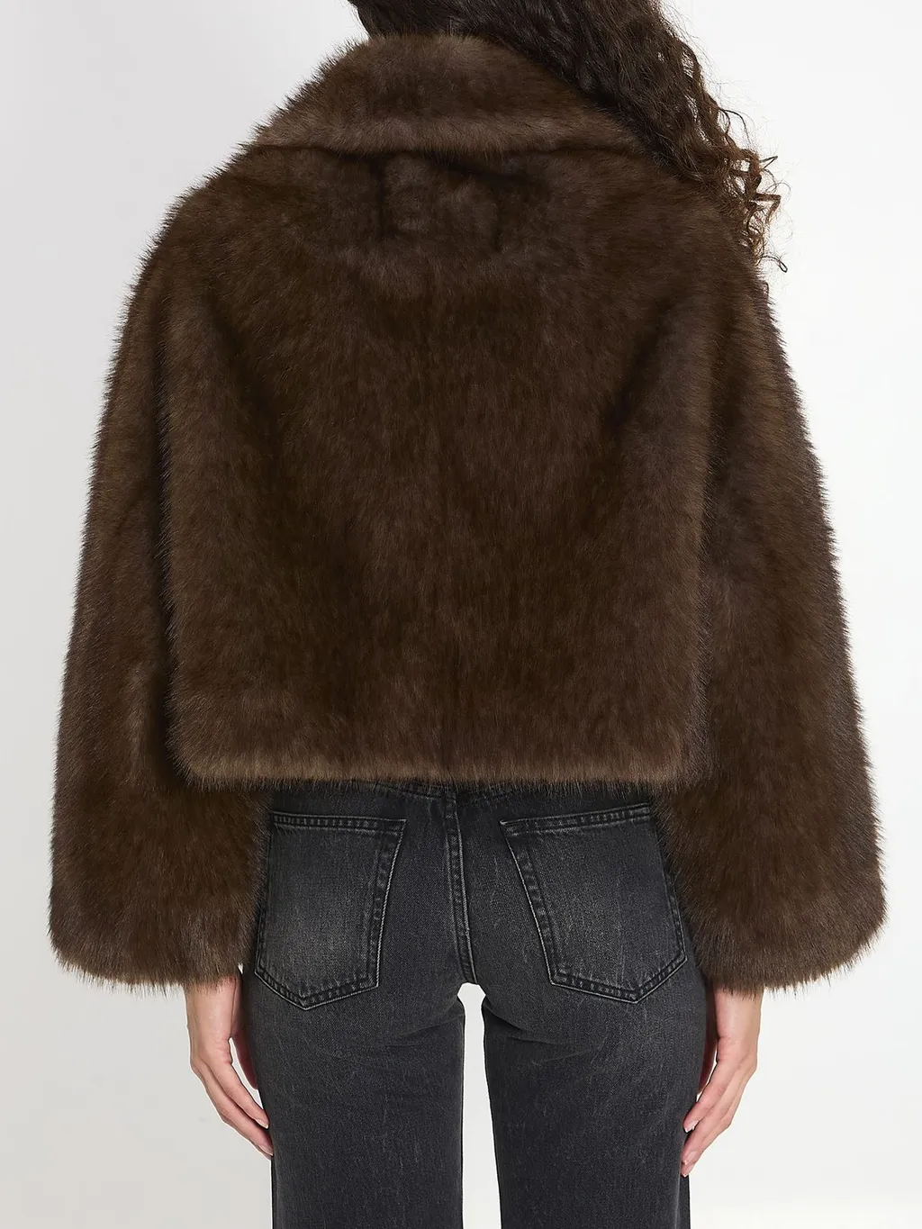 Faux Fur Cropped Jacket