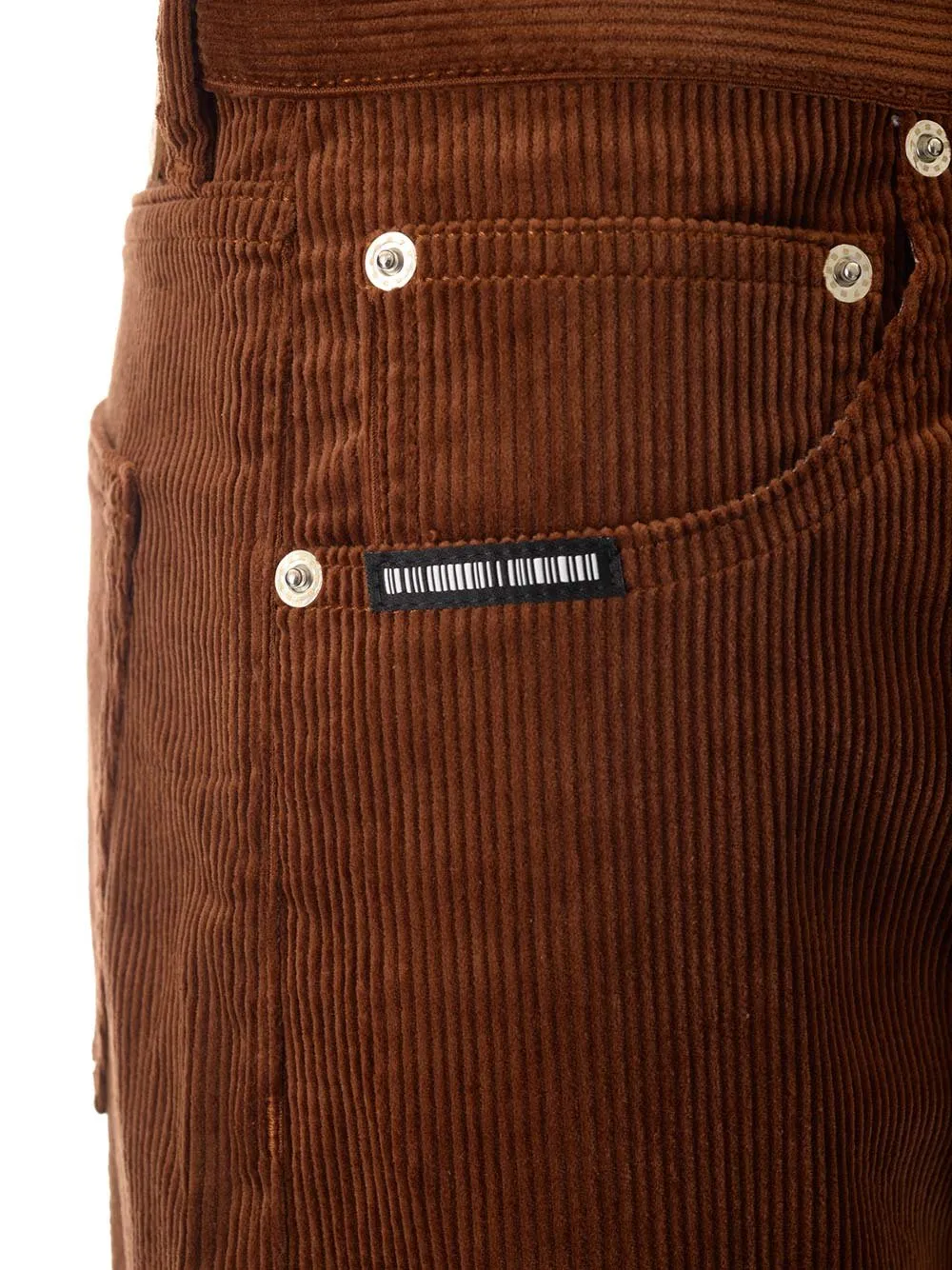 Wide-Leg Corduroy Trousers
