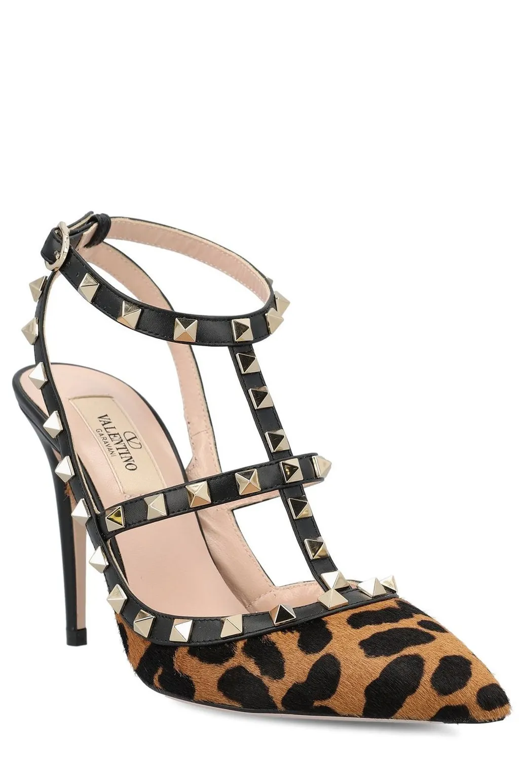 Rockstud T-Strap Pumps