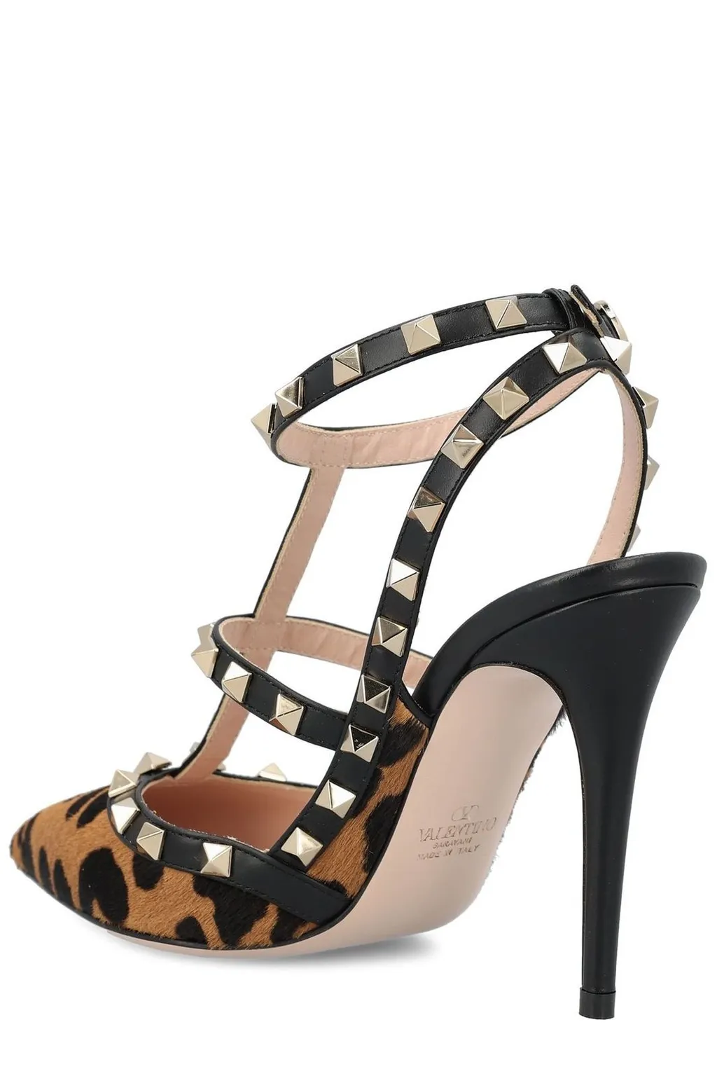 Rockstud T-Strap Pumps