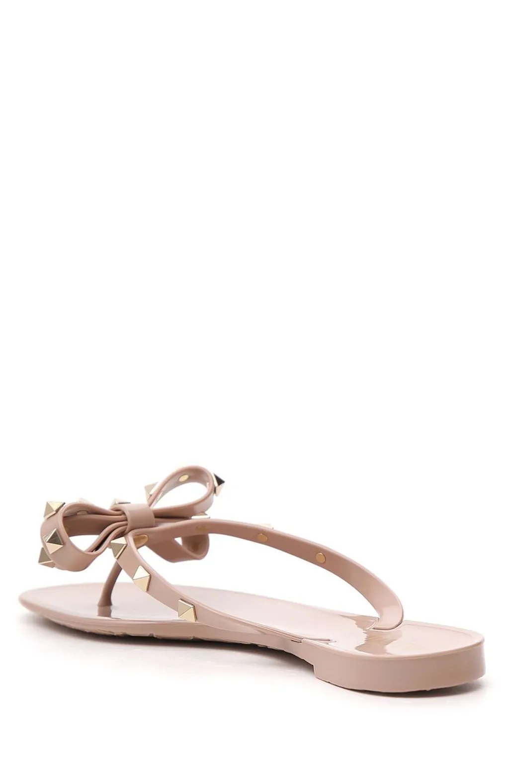 Studded Bow Flip-Flops