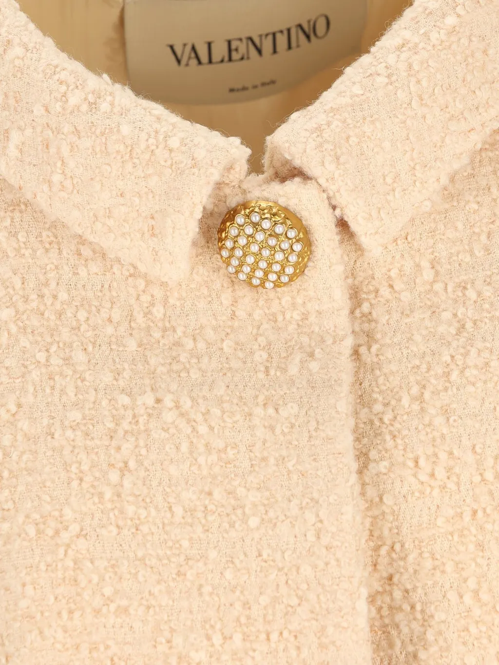 Cropped Bouclé Jacket