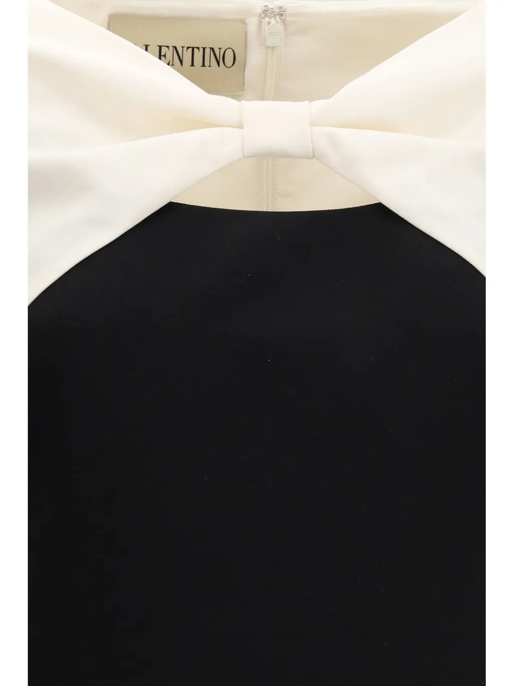 Colorblock Dress With Bow Detail