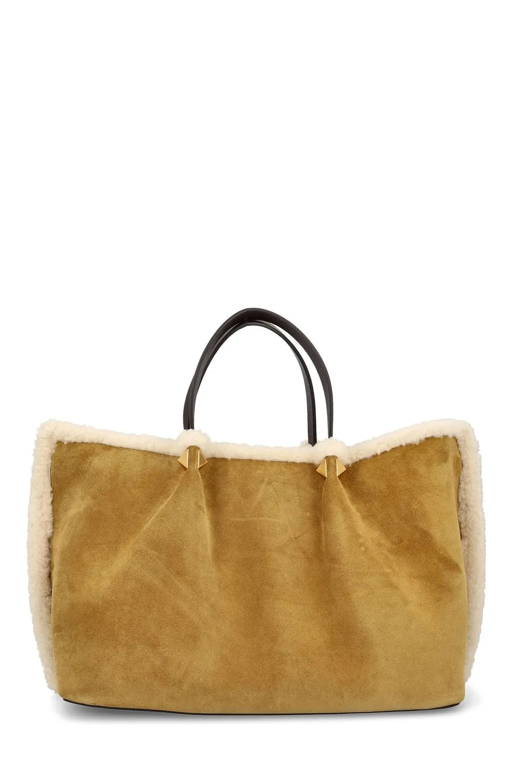 Vltn Shearling Tote Bag