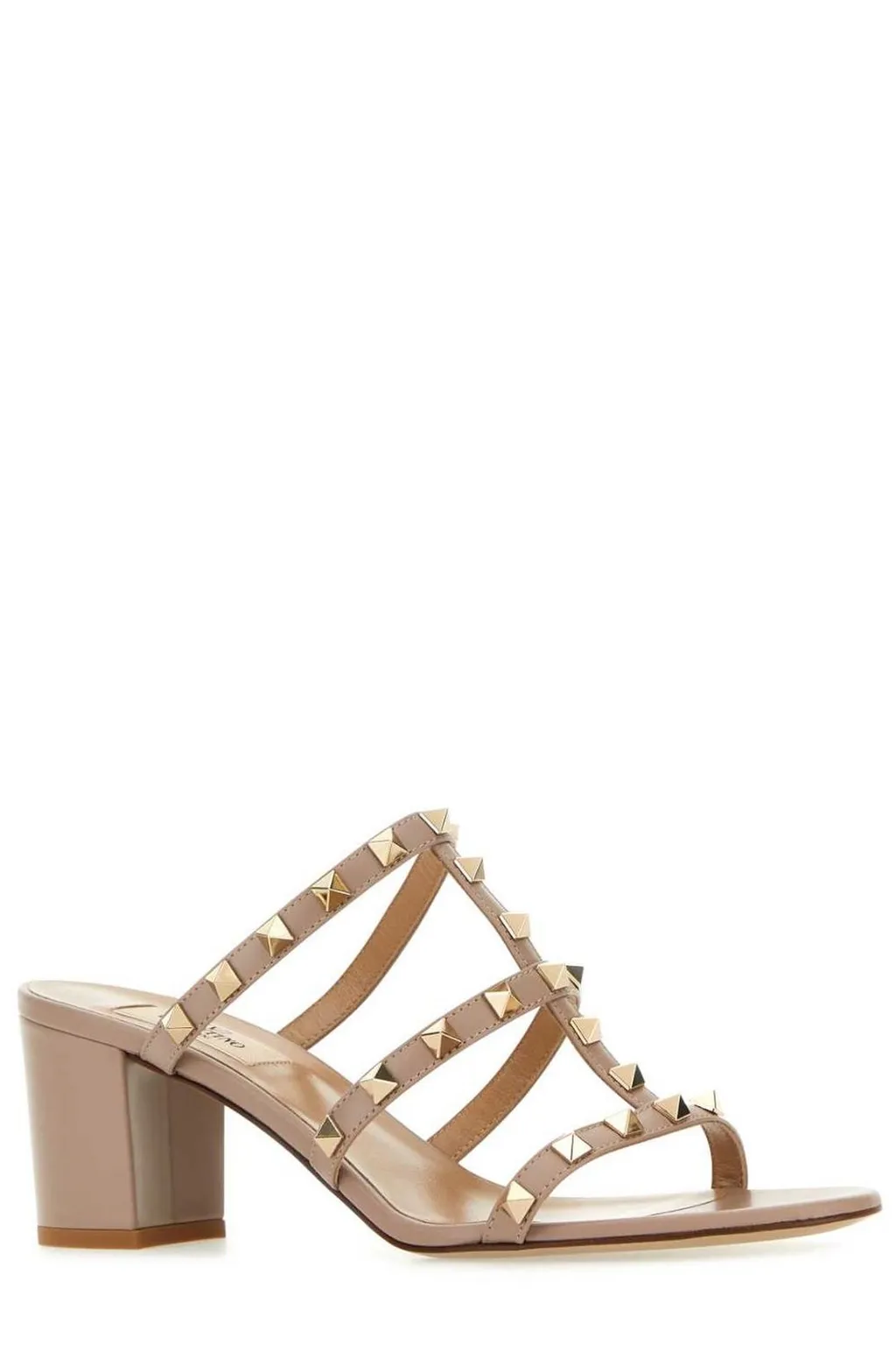 Studded Leather Mules