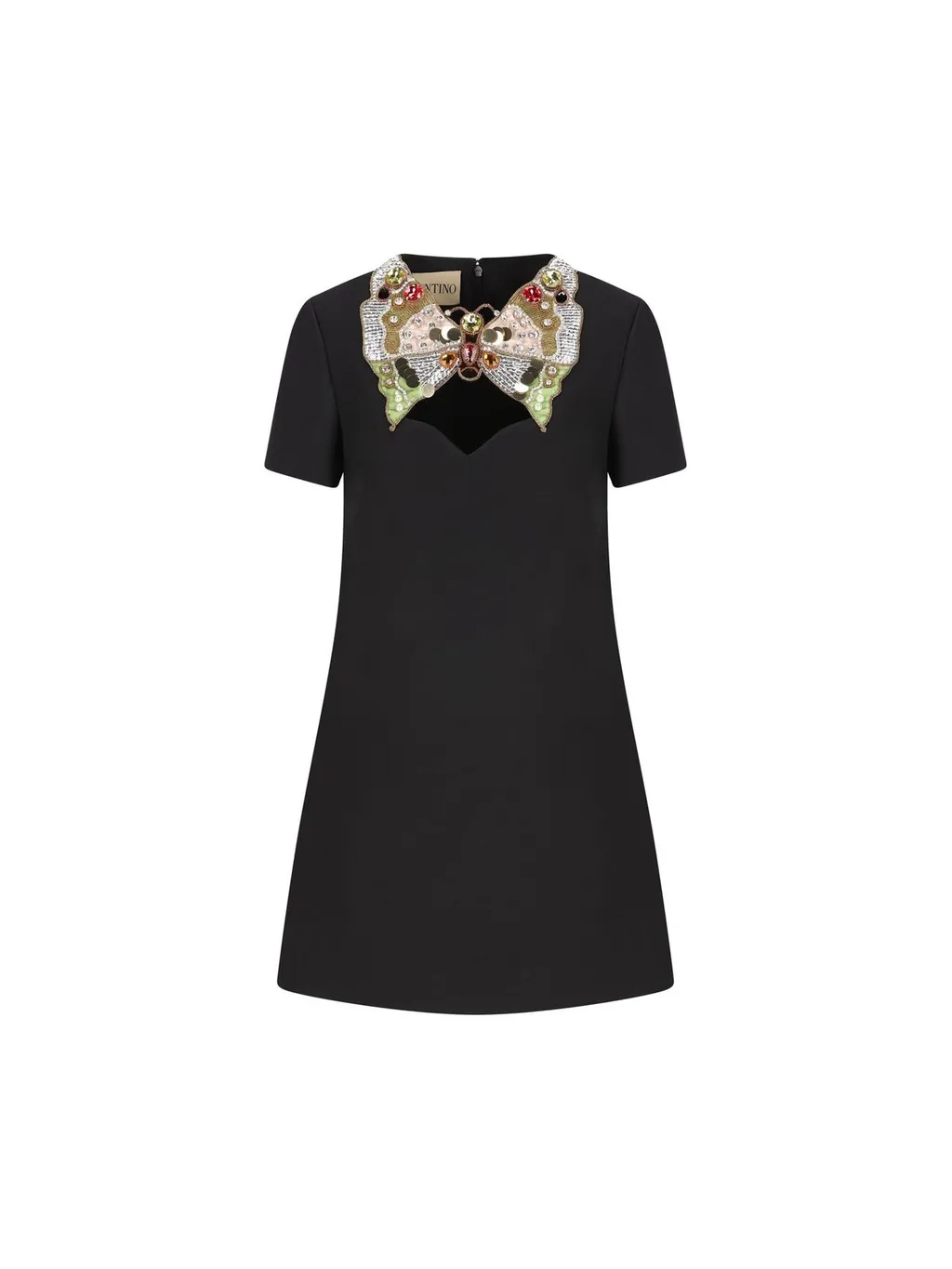 Dress With Butterfly Embellishment