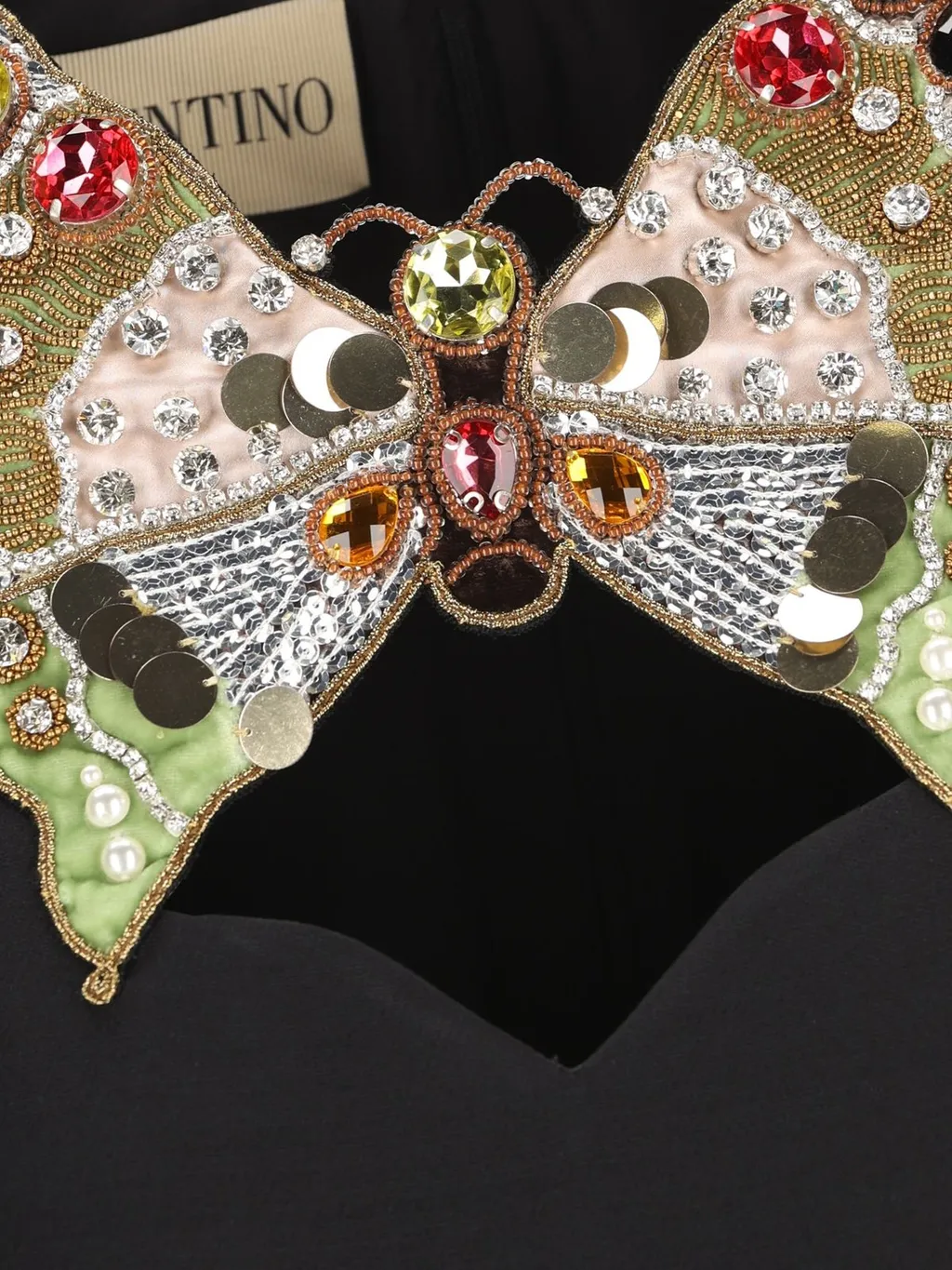 Dress With Butterfly Embellishment