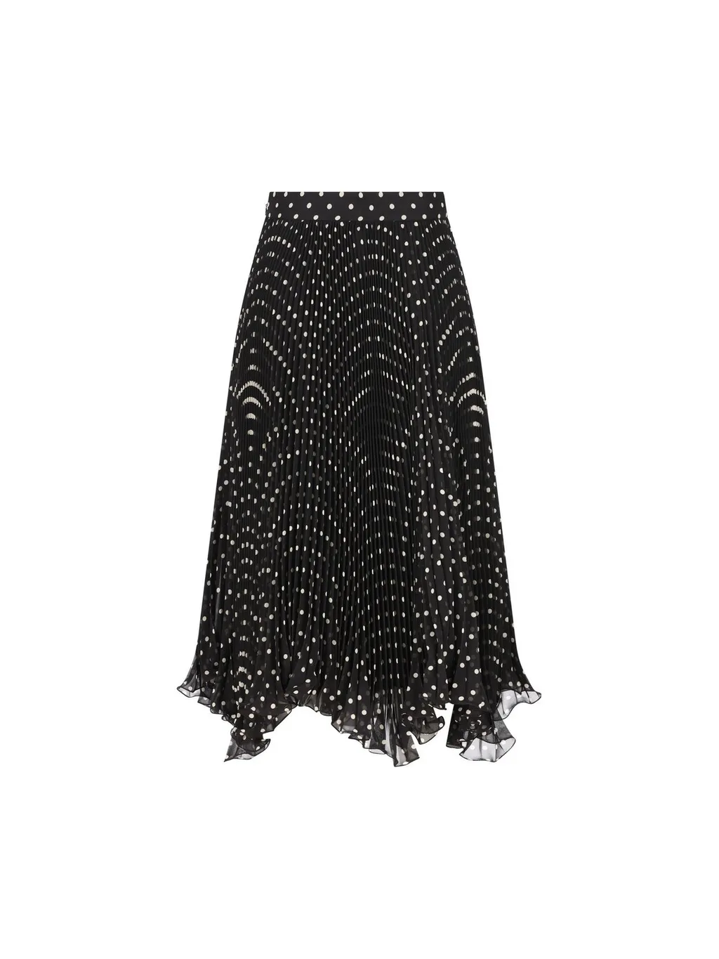 Pleated Midi Skirt