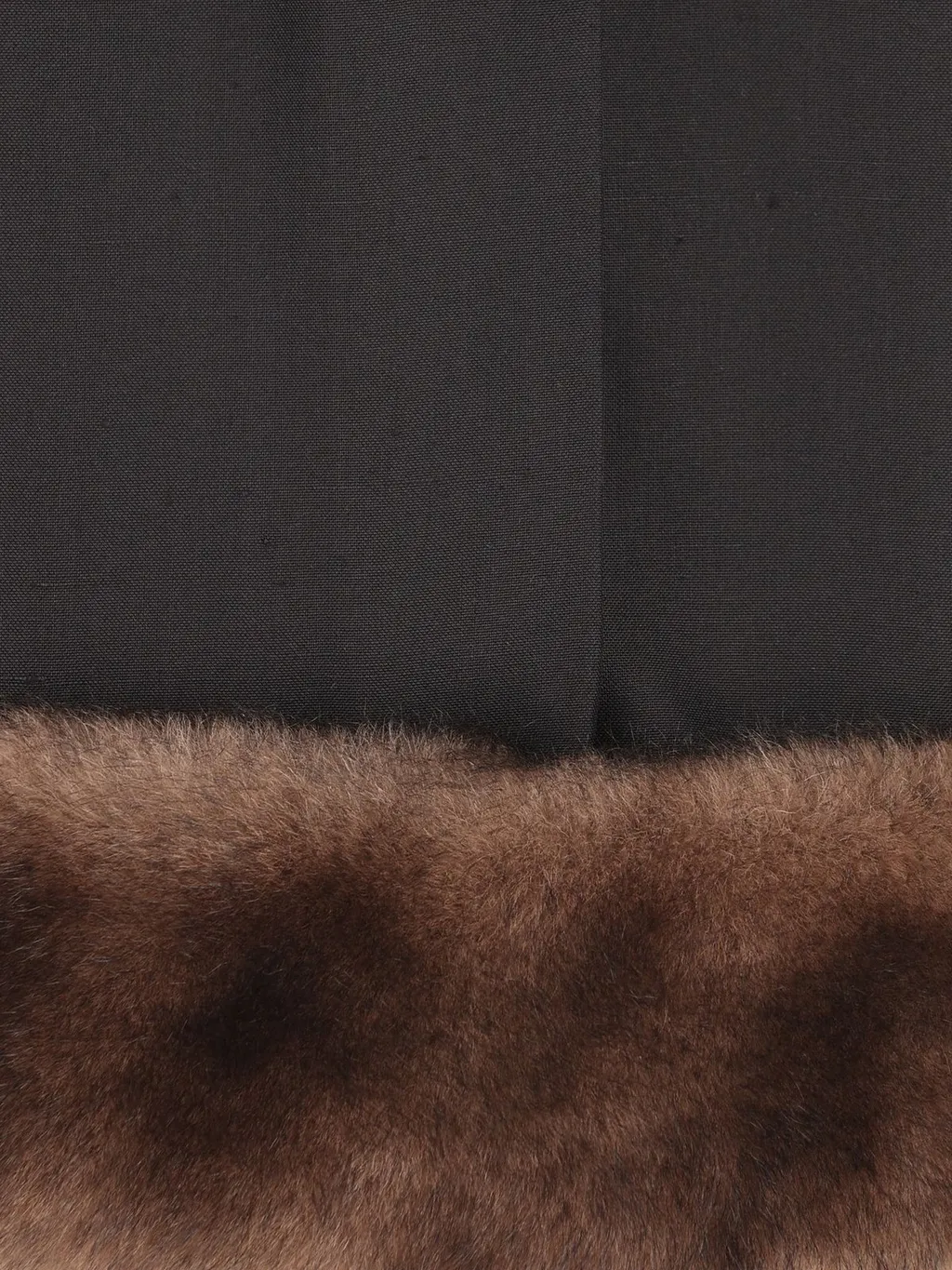 Midi Skirt With Fur Trim