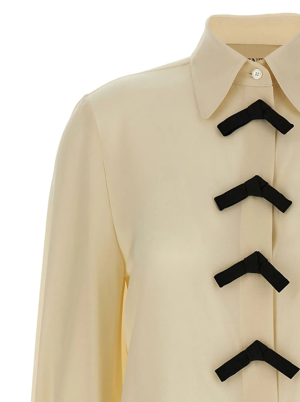 Shirt With Bow Detail