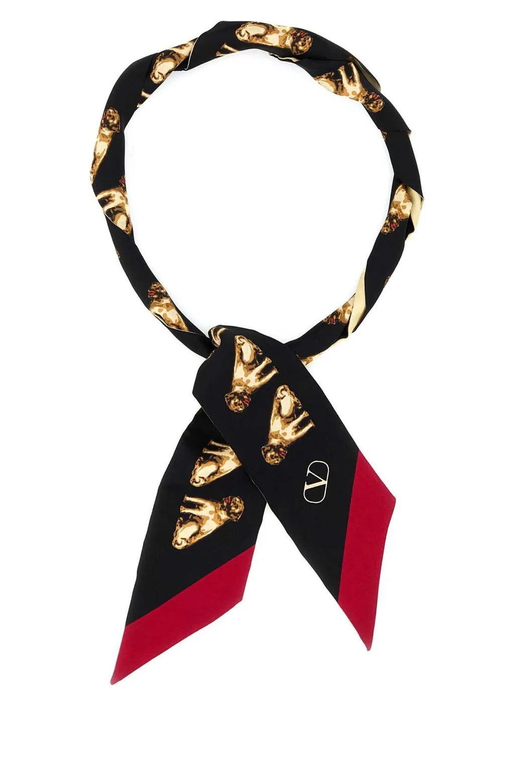 Printed Silk Twill Scarf