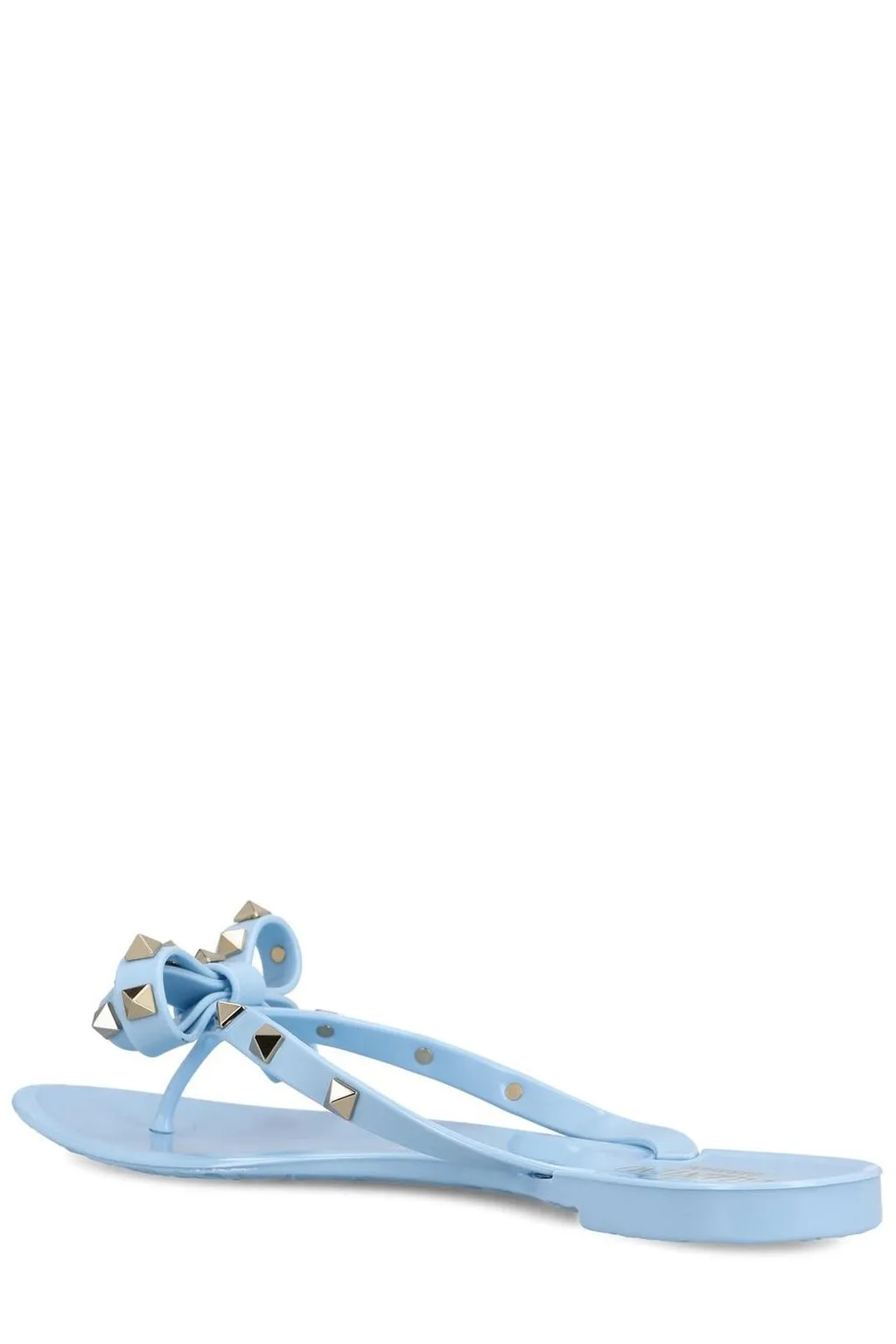 Flip Flops With Bow And Studs