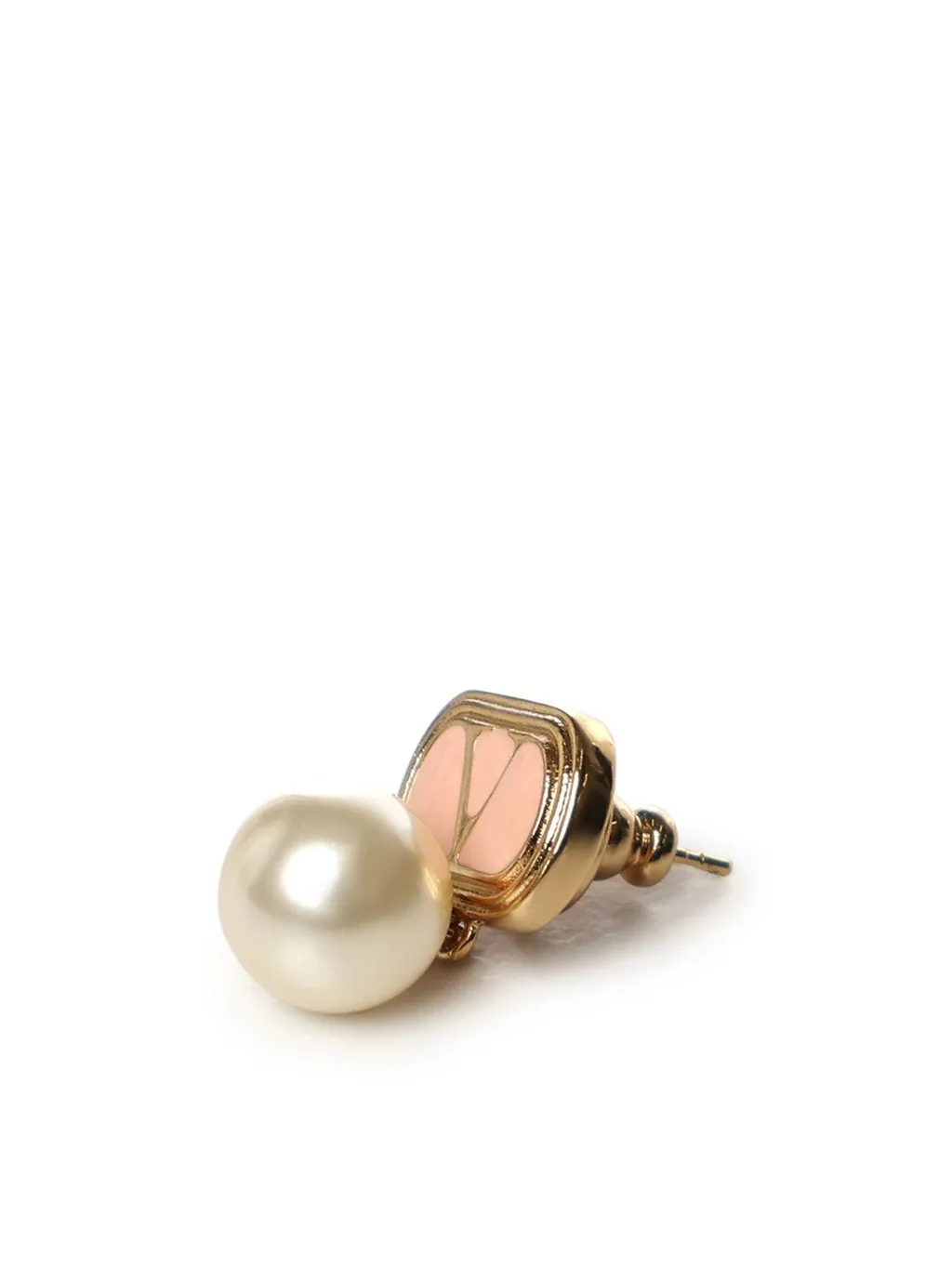 Valentino Garavani Vlogo Signature Earrings With Pearl