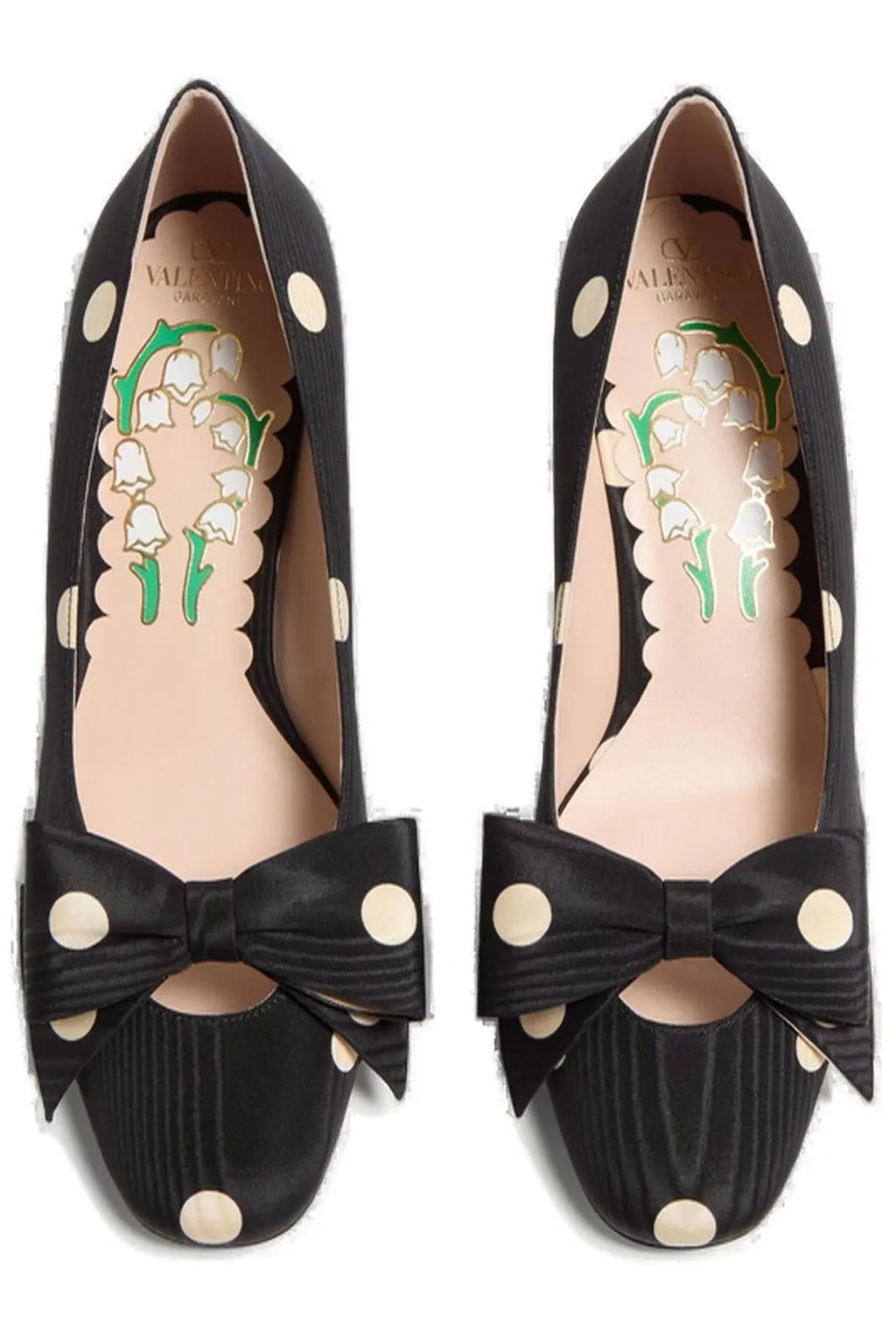 Polka Dot Bow Pumps