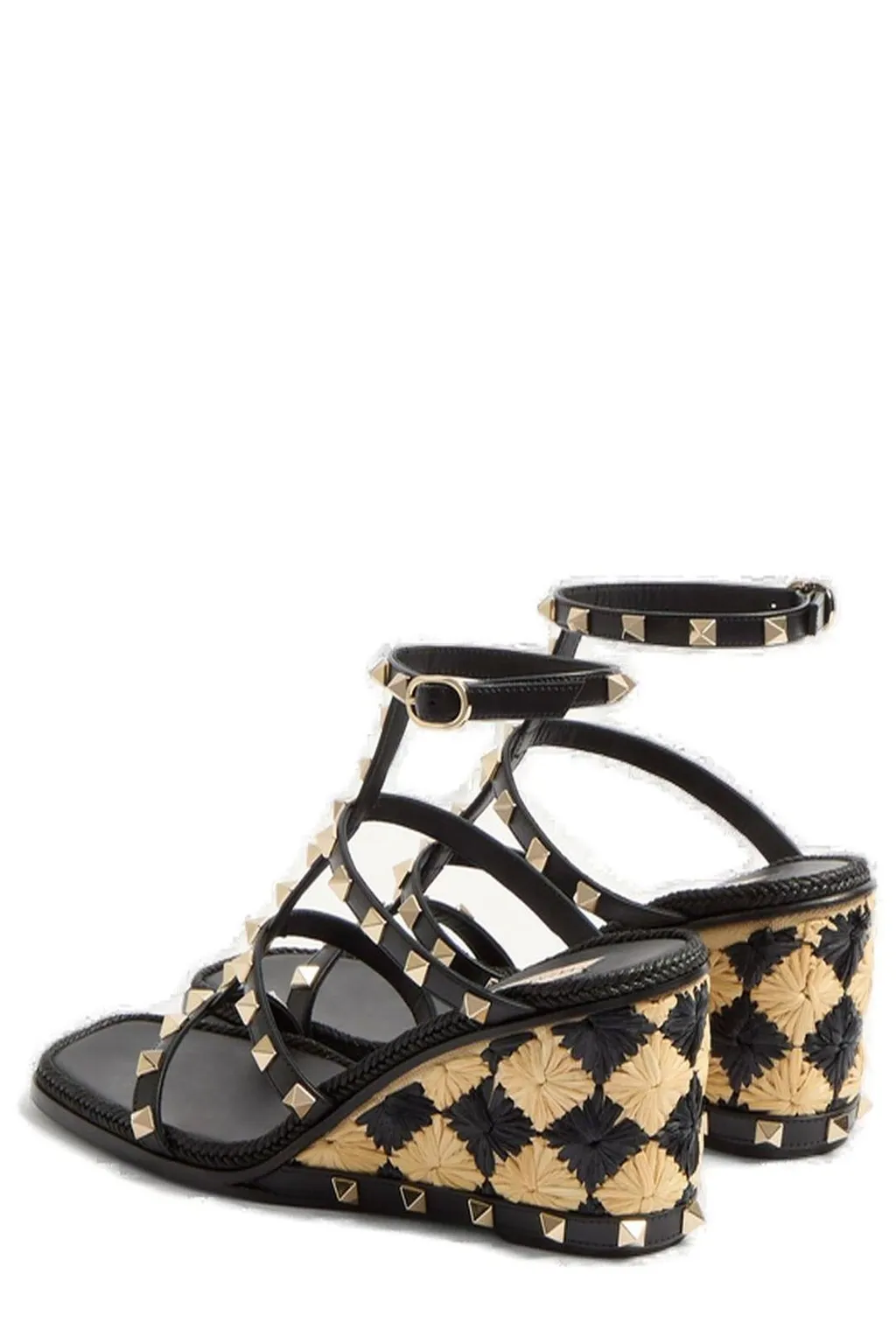 Studded Wedge Sandals