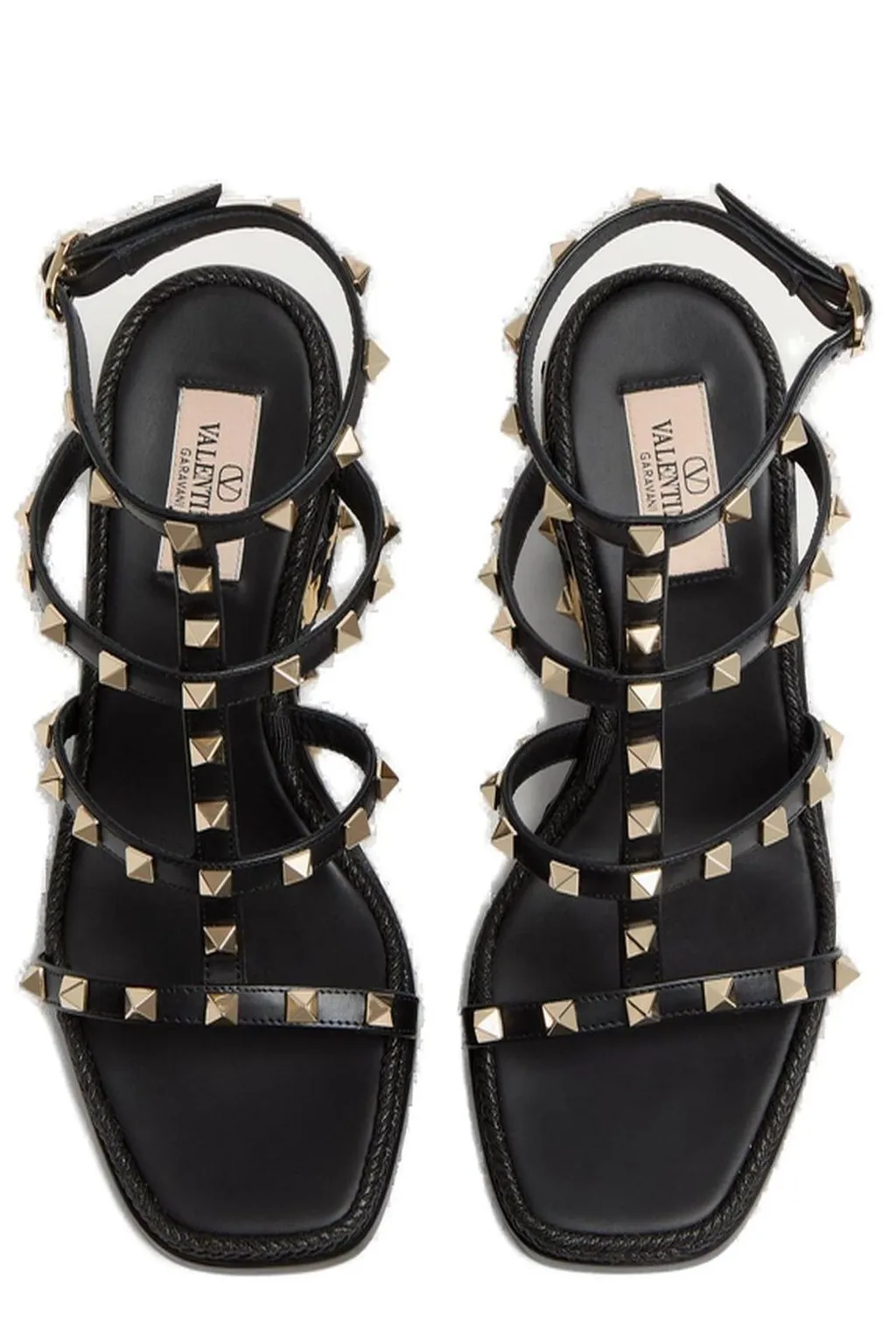 Studded Wedge Sandals