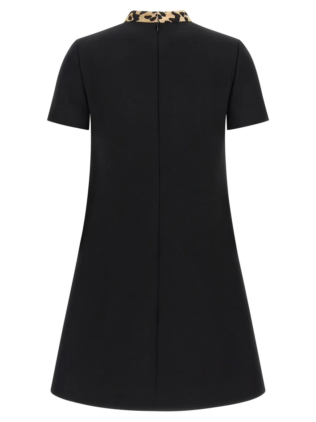 A-Line Dress With Bow Collar