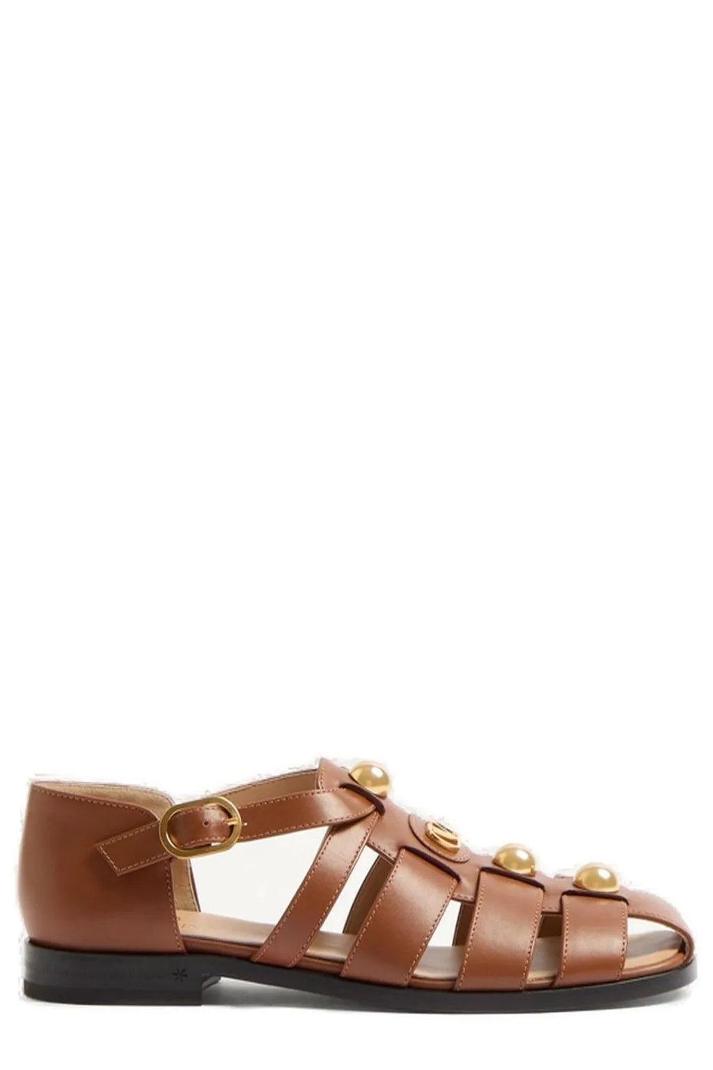 Gladiator Sandals With Pearls