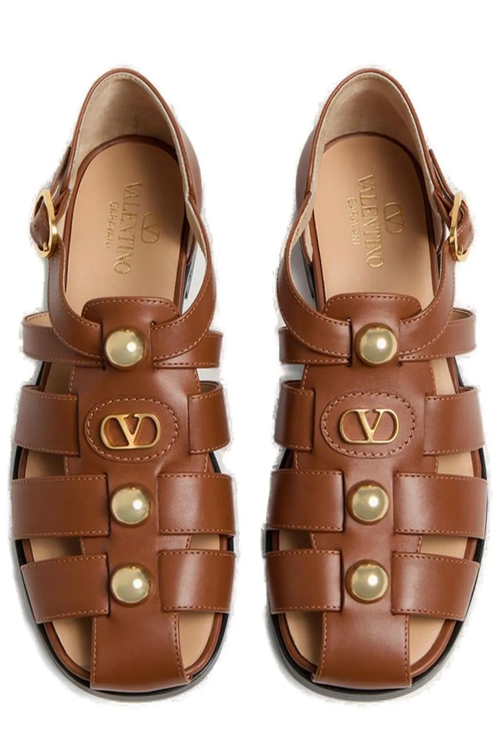 Gladiator Sandals With Pearls