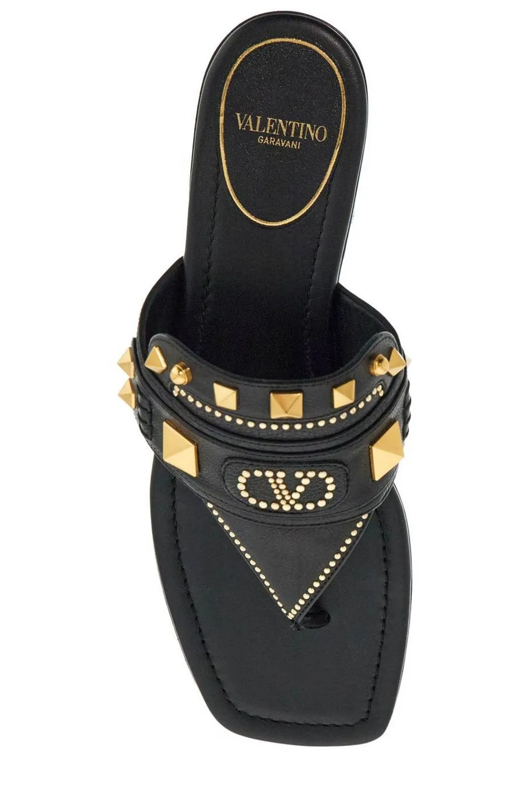 Studded Thong Sandals